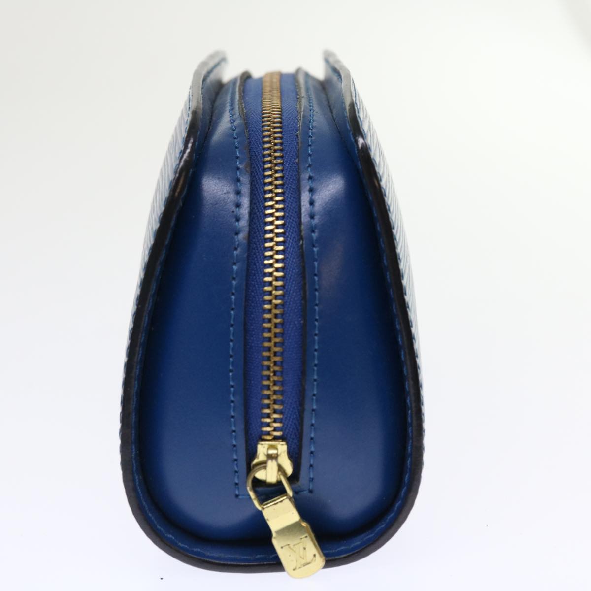 LOUIS VUITTON Epi Dauphine PM Pouch Blue M48445 LV 46250