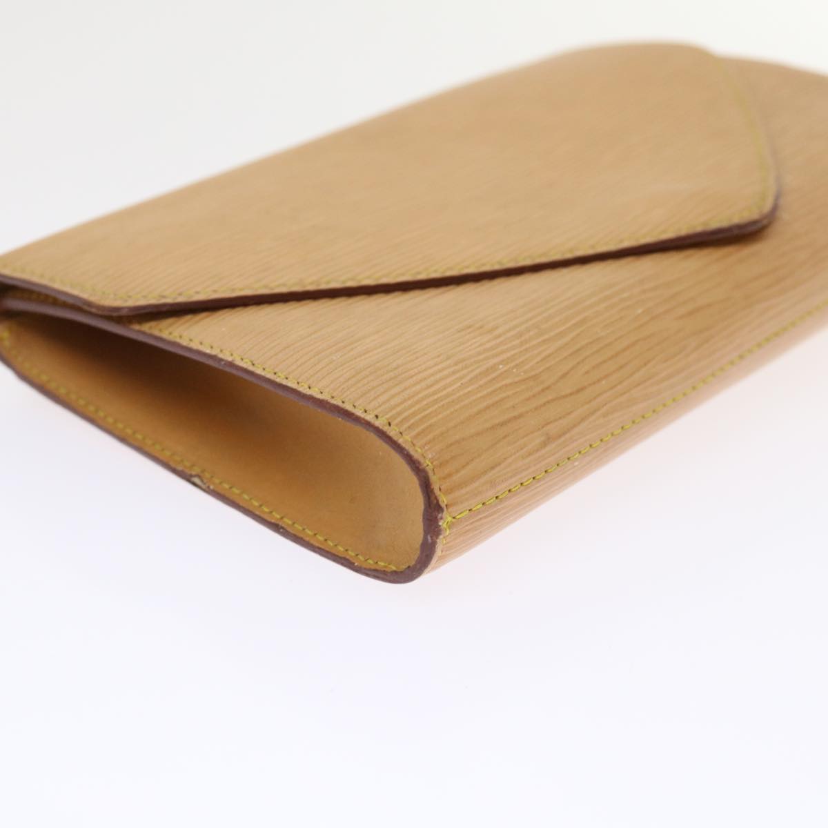 LOUIS VUITTON Epi Art Deco Clutch Bag Zipangu Gold M52639 LV 46251