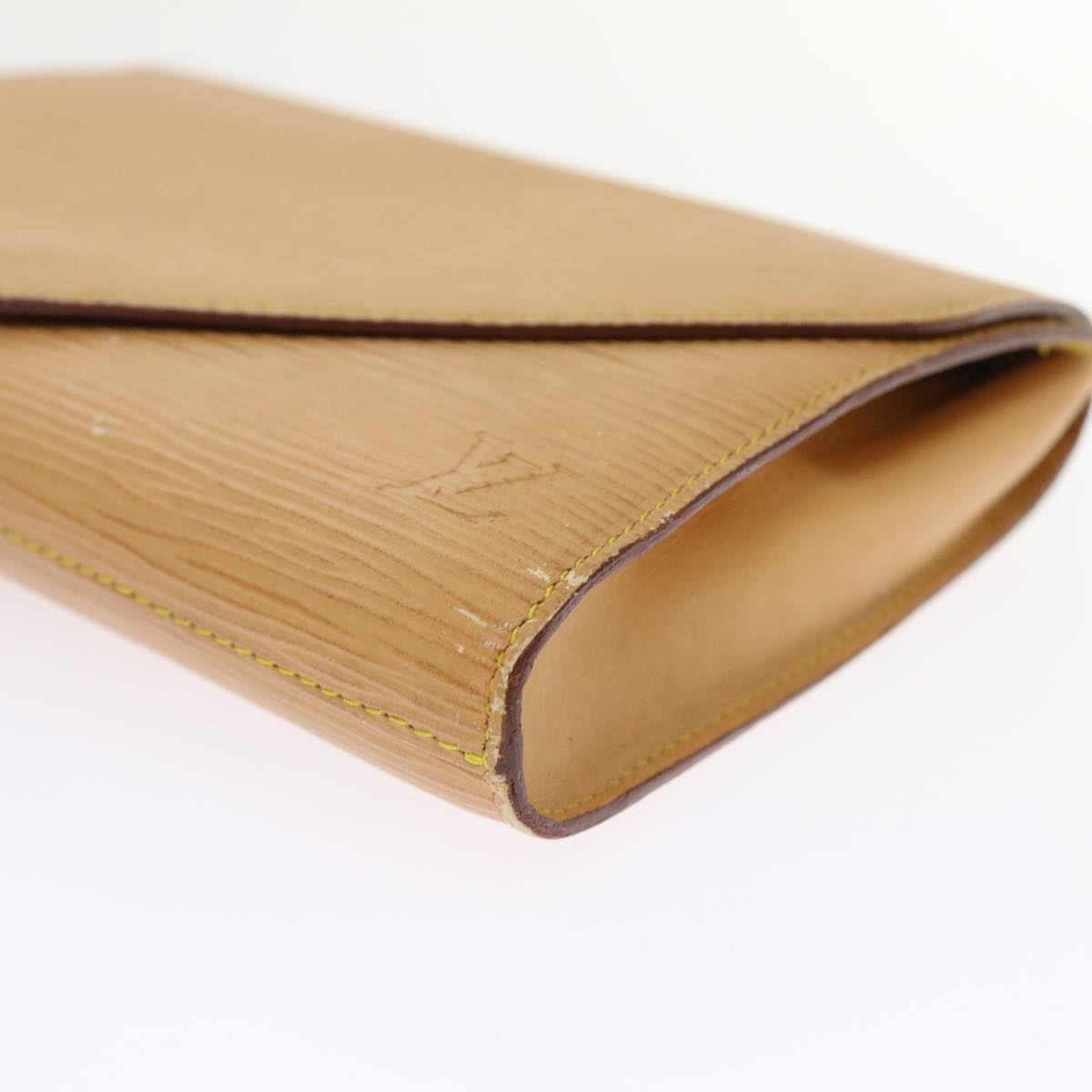 LOUIS VUITTON Epi Art Deco Clutch Bag Zipangu Gold M52639 LV 46251