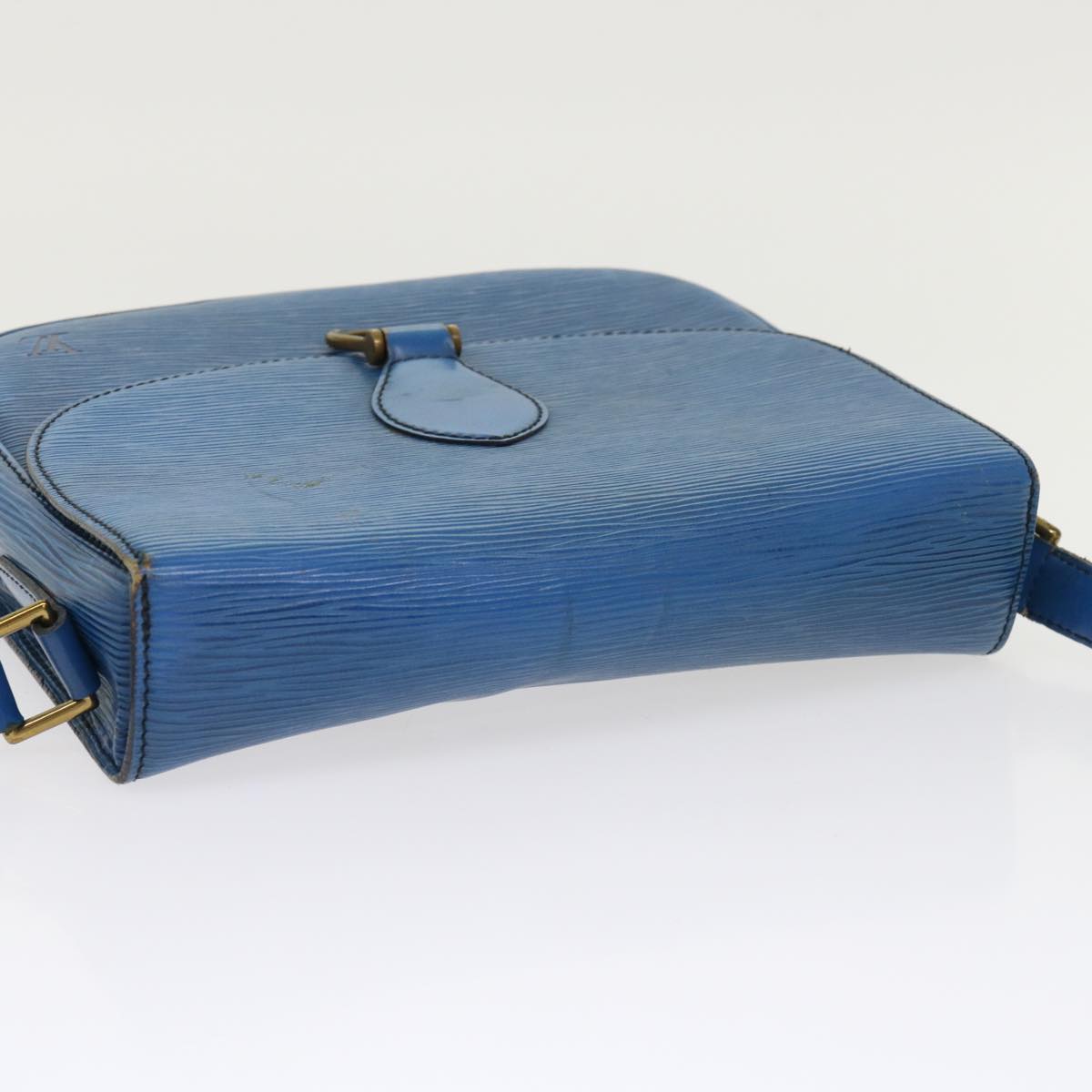 LOUIS VUITTON Epi Saint Cloud GM Shoulder Bag Blue M52195 LV 46253
