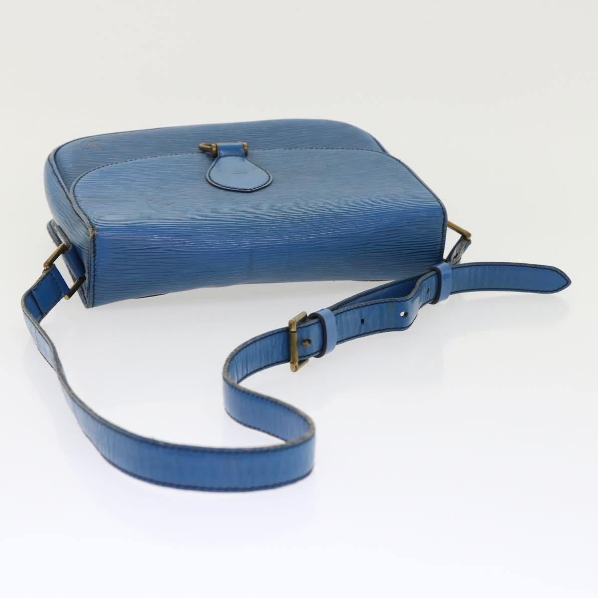 LOUIS VUITTON Epi Saint Cloud GM Shoulder Bag Blue M52195 LV 46253