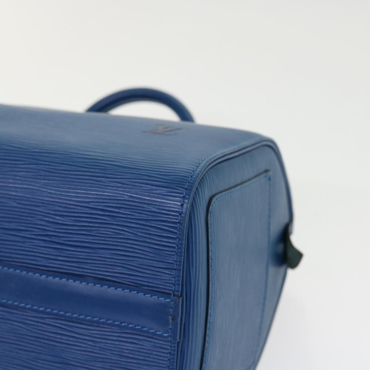 LOUIS VUITTON Epi Speedy 25 Hand Bag Toledo Blue M43015 LV 46261