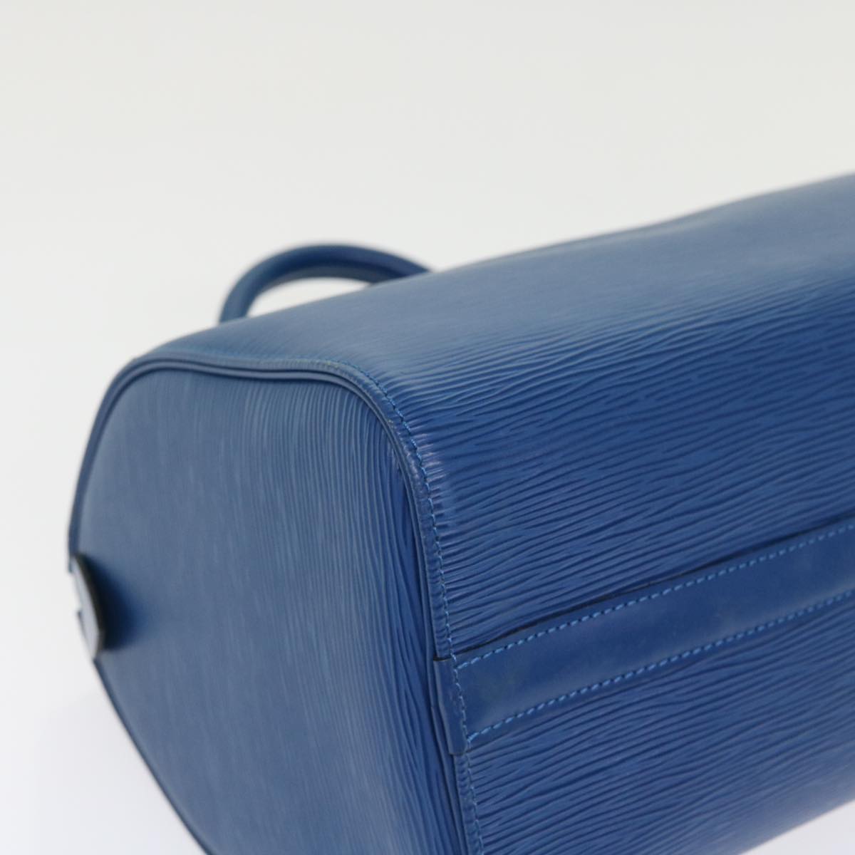 LOUIS VUITTON Epi Speedy 25 Hand Bag Toledo Blue M43015 LV 46261
