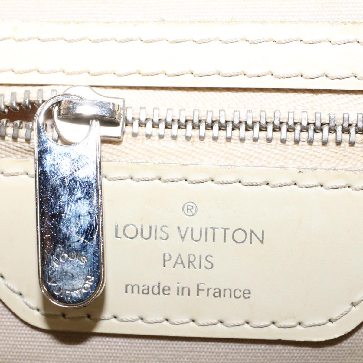 LOUIS VUITTON Epi Blair MM Hand Bag 2way White M40330 LV 46265