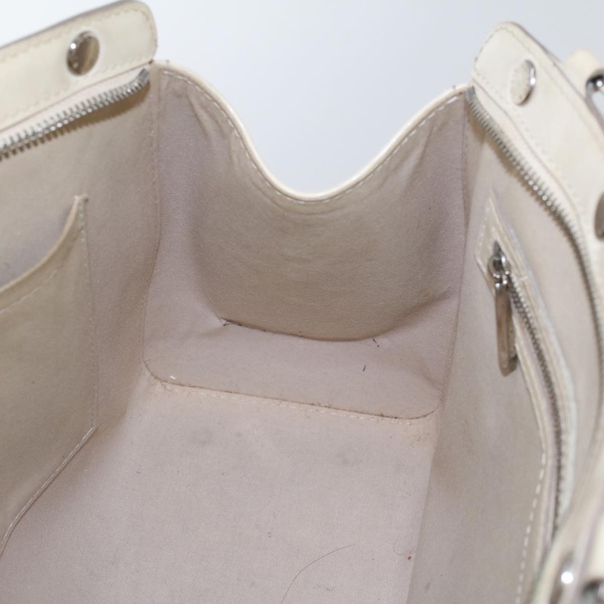 LOUIS VUITTON Epi Blair MM Hand Bag 2way White M40330 LV 46265