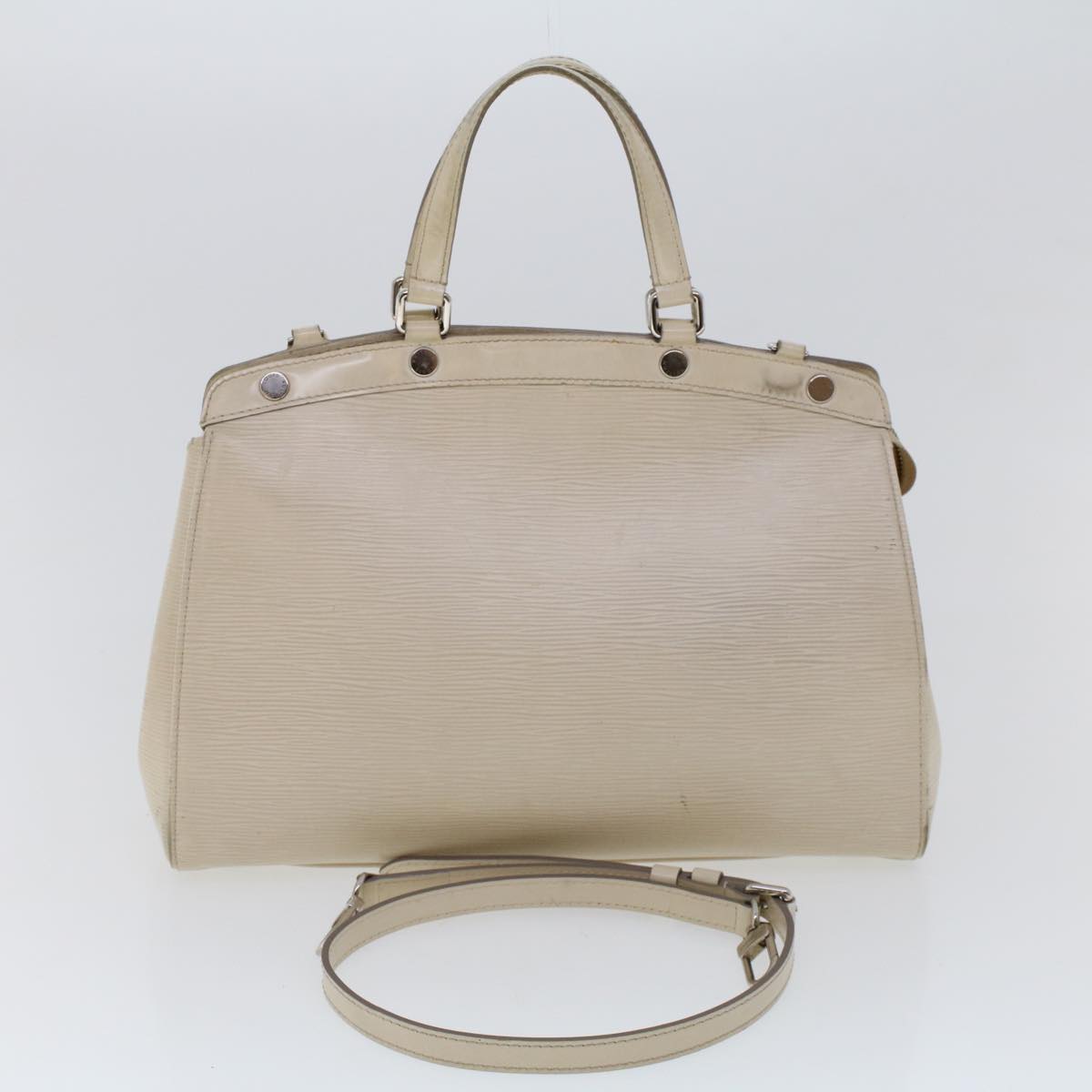 LOUIS VUITTON Epi Blair MM Hand Bag 2way White M40330 LV 46265