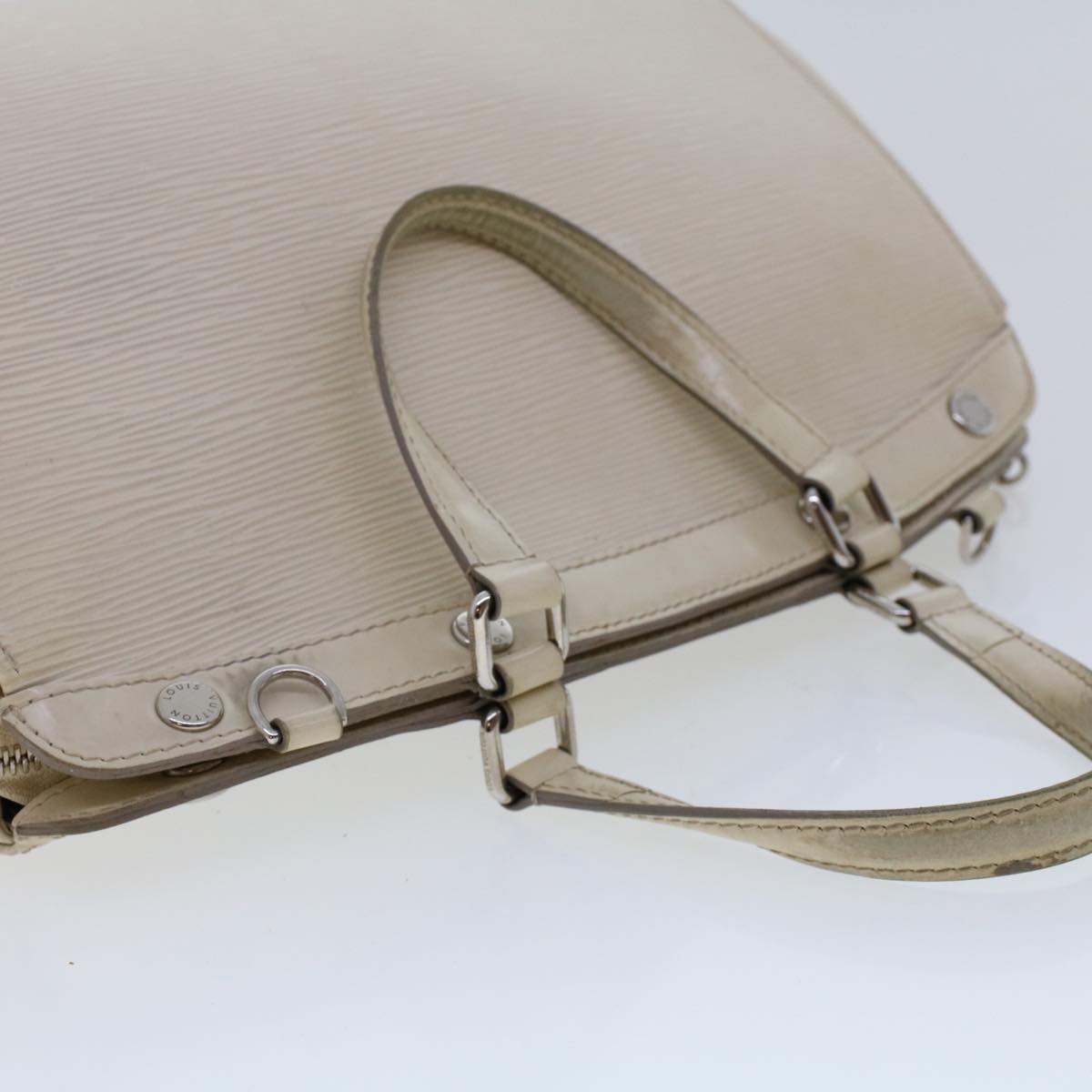 LOUIS VUITTON Epi Blair MM Hand Bag 2way White M40330 LV 46265