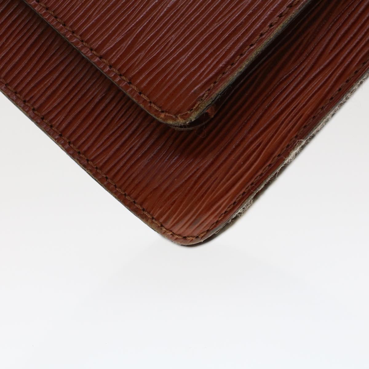 LOUIS VUITTON Epi Monceau Hand Bag Kenya Brown M52123 LV 46266