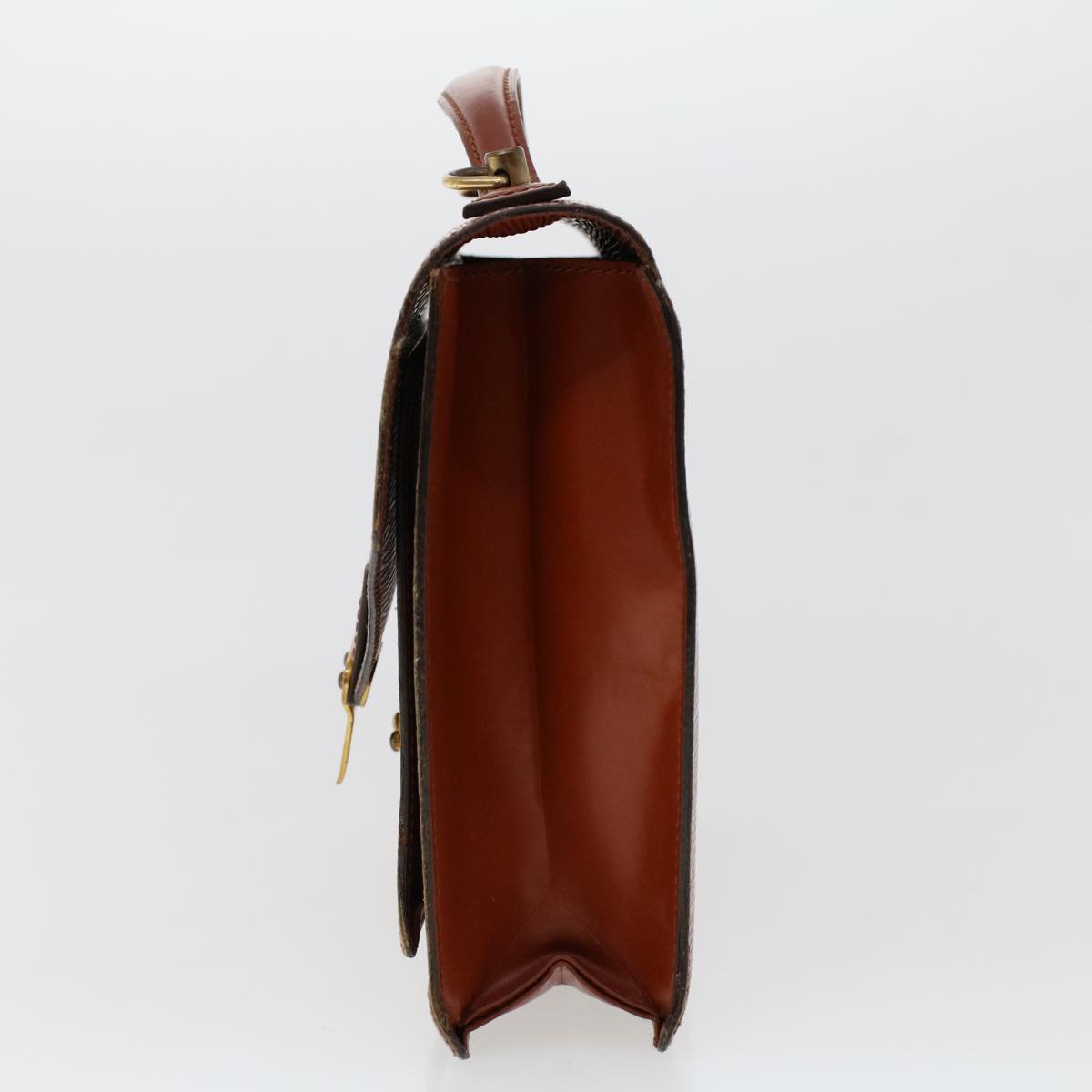 LOUIS VUITTON Epi Monceau Hand Bag Kenya Brown M52123 LV 46266