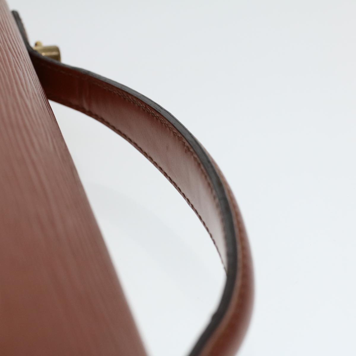 LOUIS VUITTON Epi Monceau Hand Bag Kenya Brown M52123 LV 46266