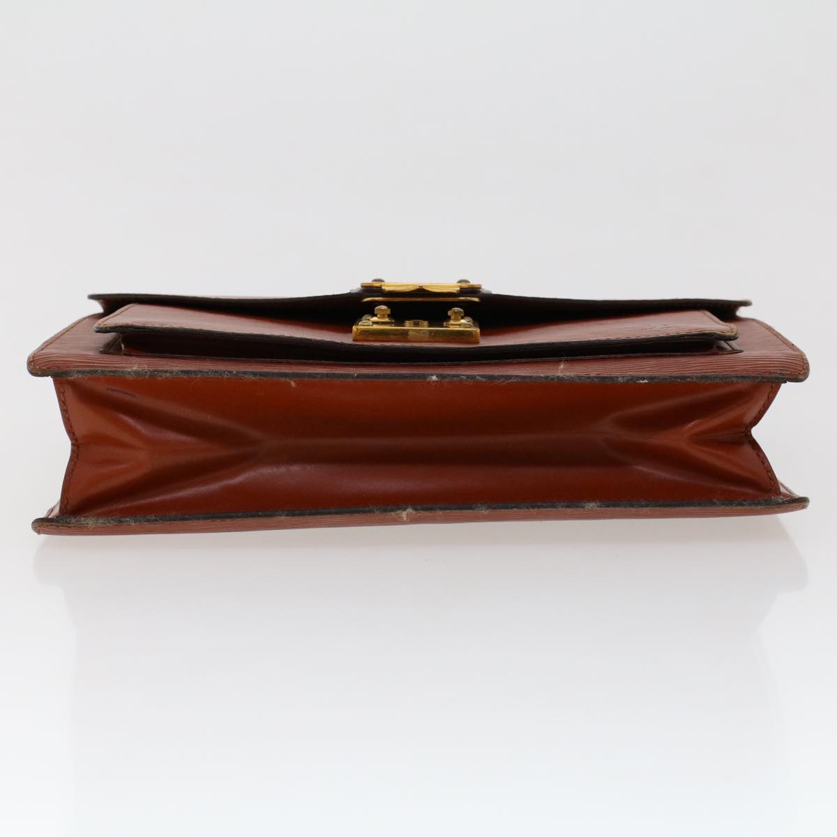 LOUIS VUITTON Epi Monceau Hand Bag Kenya Brown M52123 LV 46266