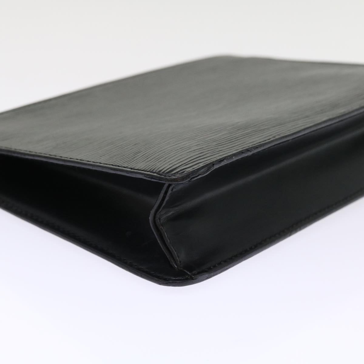 LOUIS VUITTON Epi Pochette Homme Clutch Bag Black M52522 LV 46268