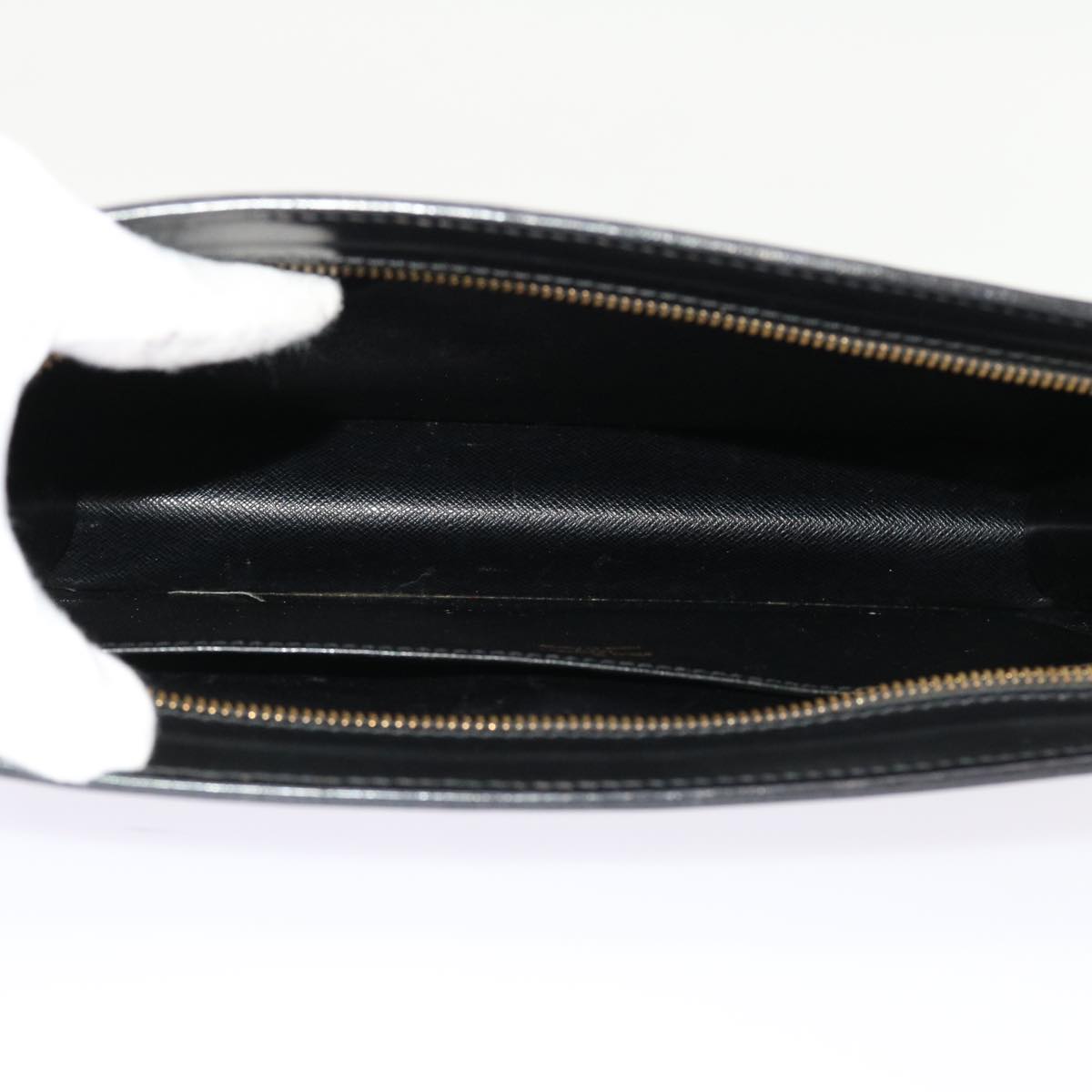 LOUIS VUITTON Epi Pochette Homme Clutch Bag Black M52522 LV 46268