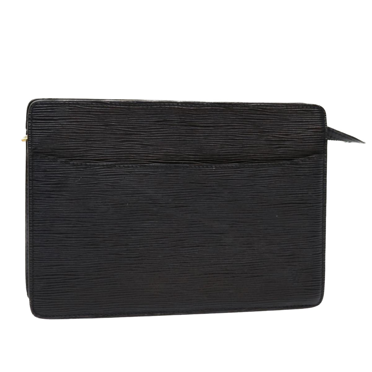 LOUIS VUITTON Epi Pochette Homme Clutch Bag Black M52522 LV 46268