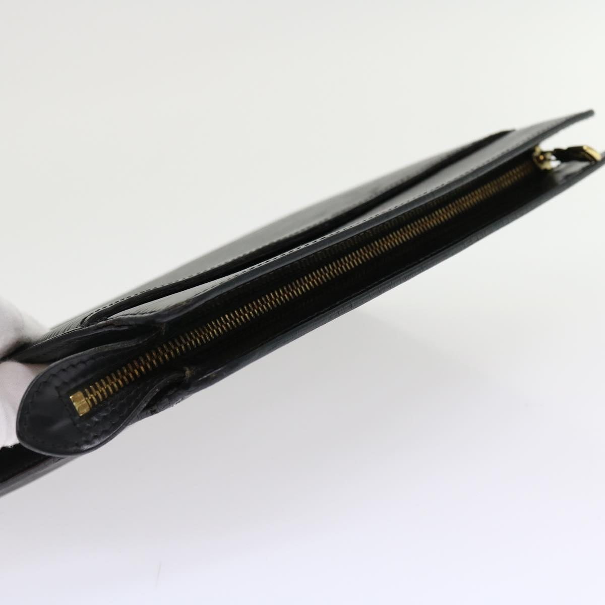 LOUIS VUITTON Epi Pochette Homme Clutch Bag Black M52522 LV 46268