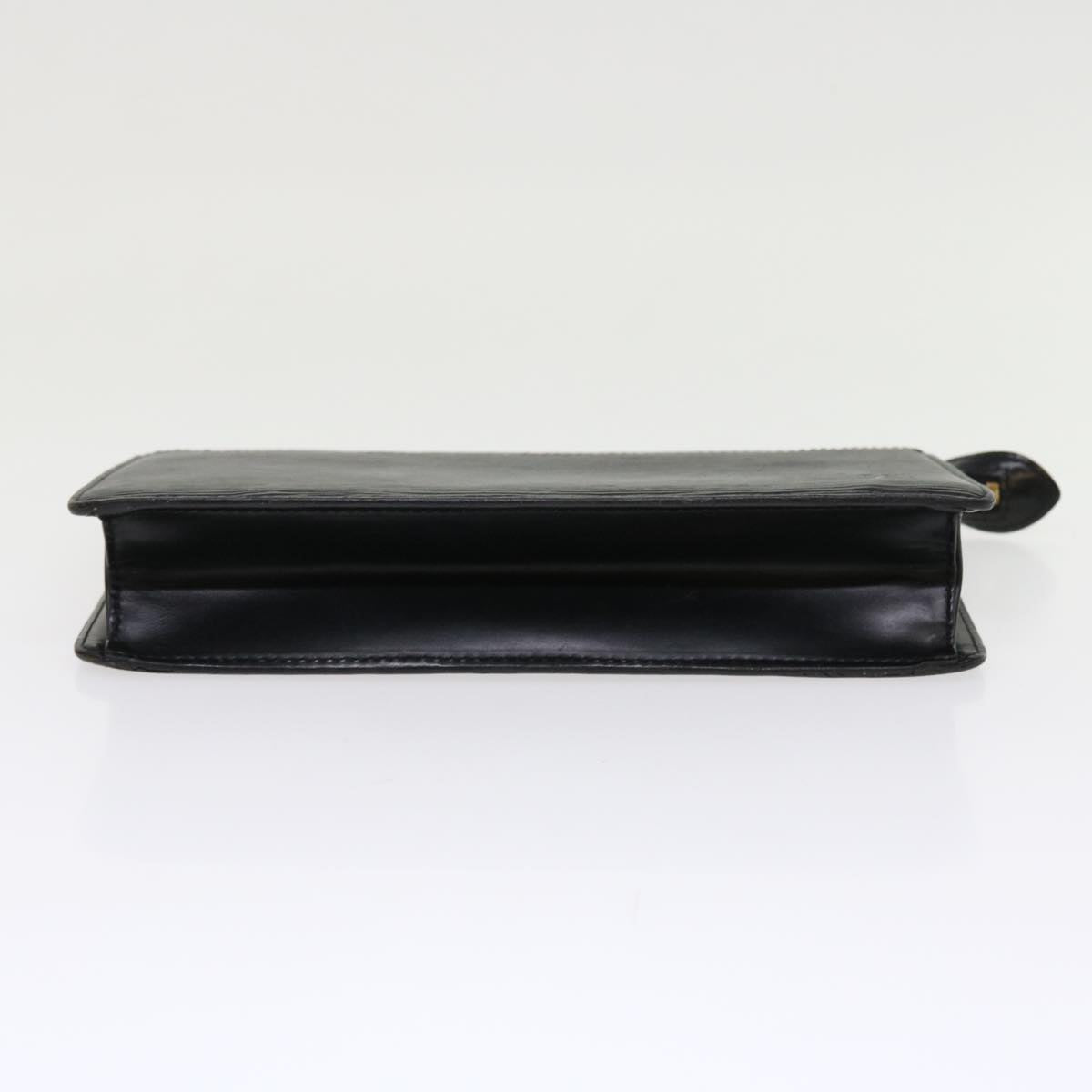 LOUIS VUITTON Epi Pochette Homme Clutch Bag Black M52522 LV 46268