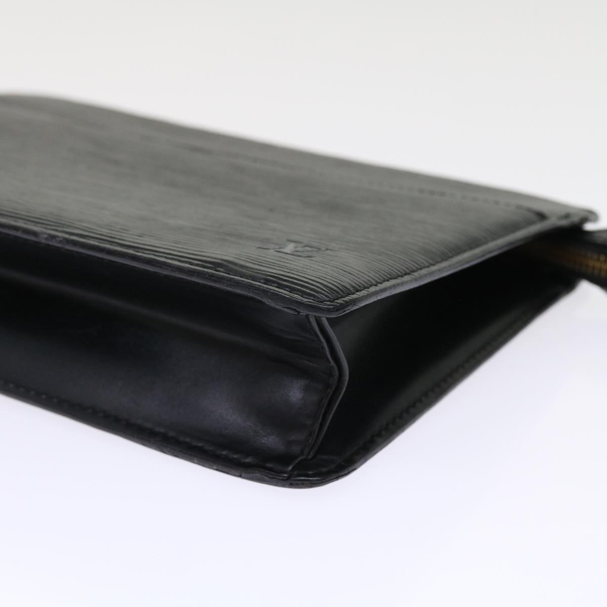 LOUIS VUITTON Epi Pochette Homme Clutch Bag Black M52522 LV 46268