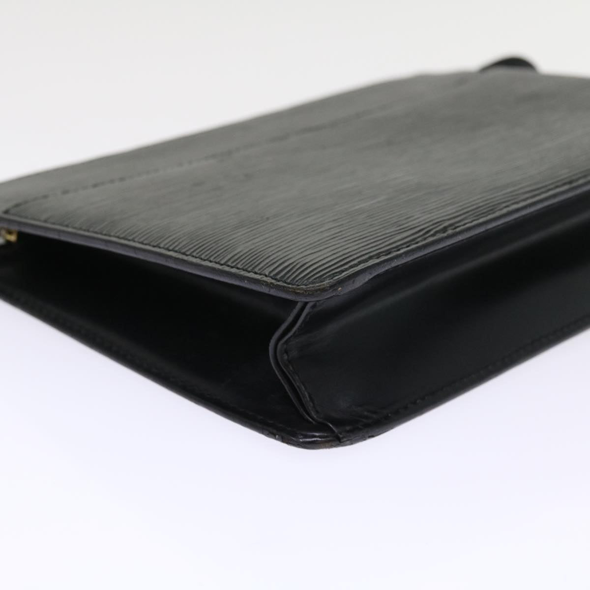 LOUIS VUITTON Epi Pochette Homme Clutch Bag Black M52522 LV 46268