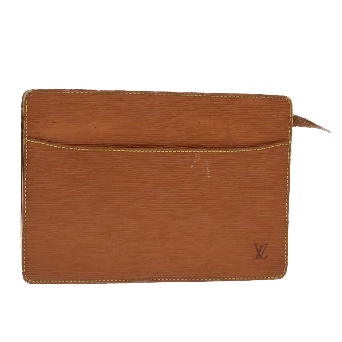 LOUIS VUITTON Epi Pochette Homme Clutch Bag Brown M52528 LV 46269