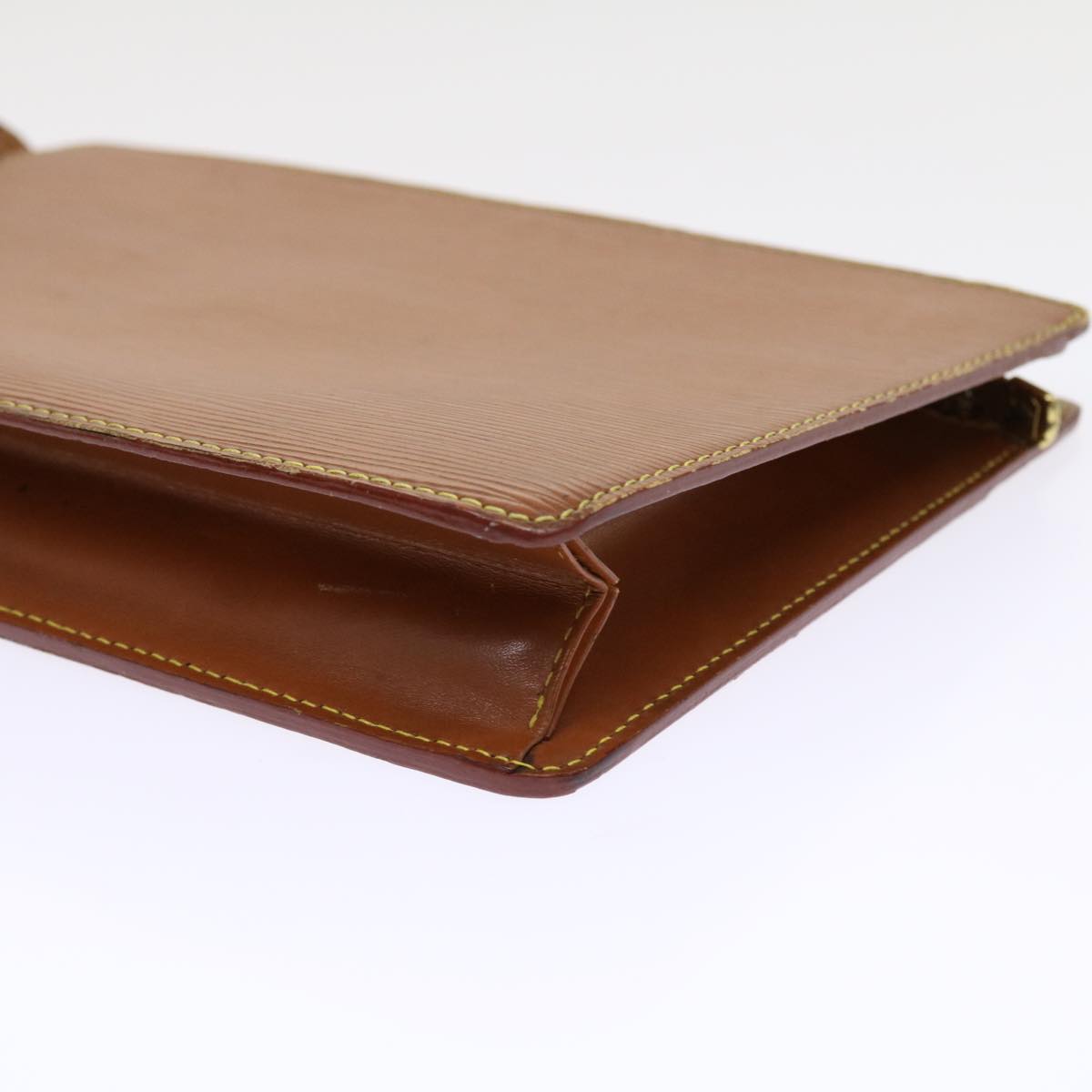 LOUIS VUITTON Epi Pochette Homme Clutch Bag Brown M52528 LV 46269