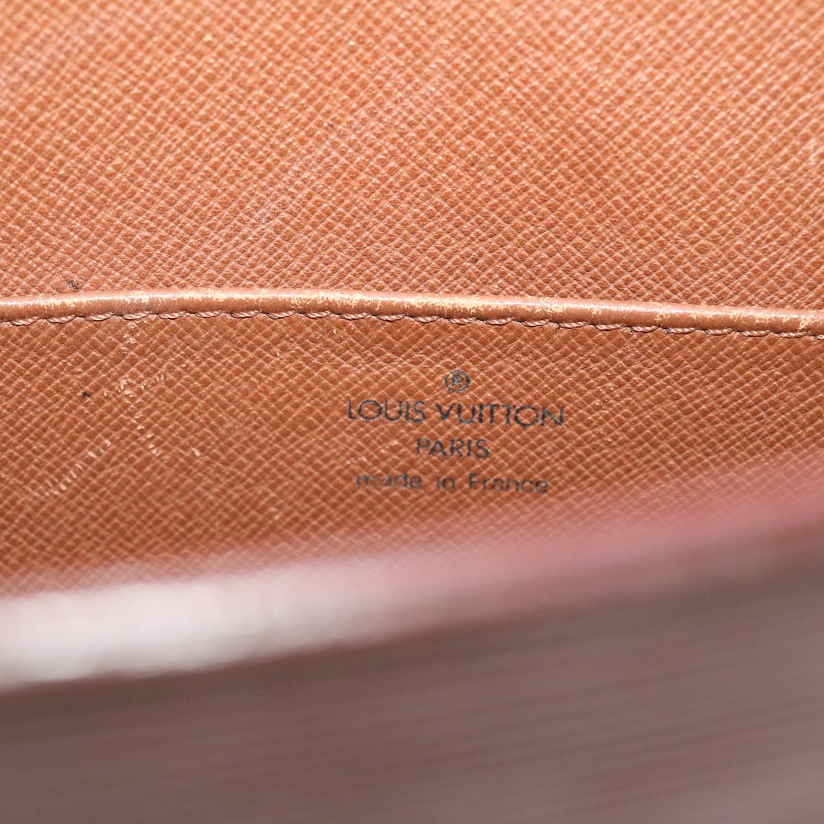 LOUIS VUITTON Epi Pochette Homme Clutch Bag Brown M52528 LV 46269