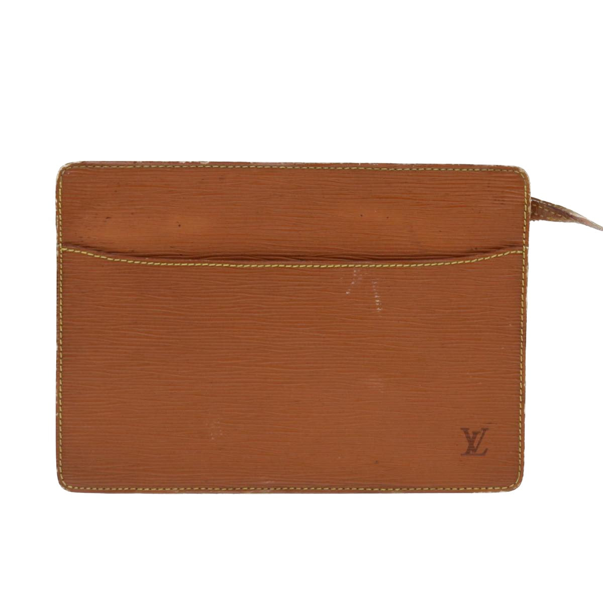 LOUIS VUITTON Epi Pochette Homme Clutch Bag Brown M52528 LV 46269