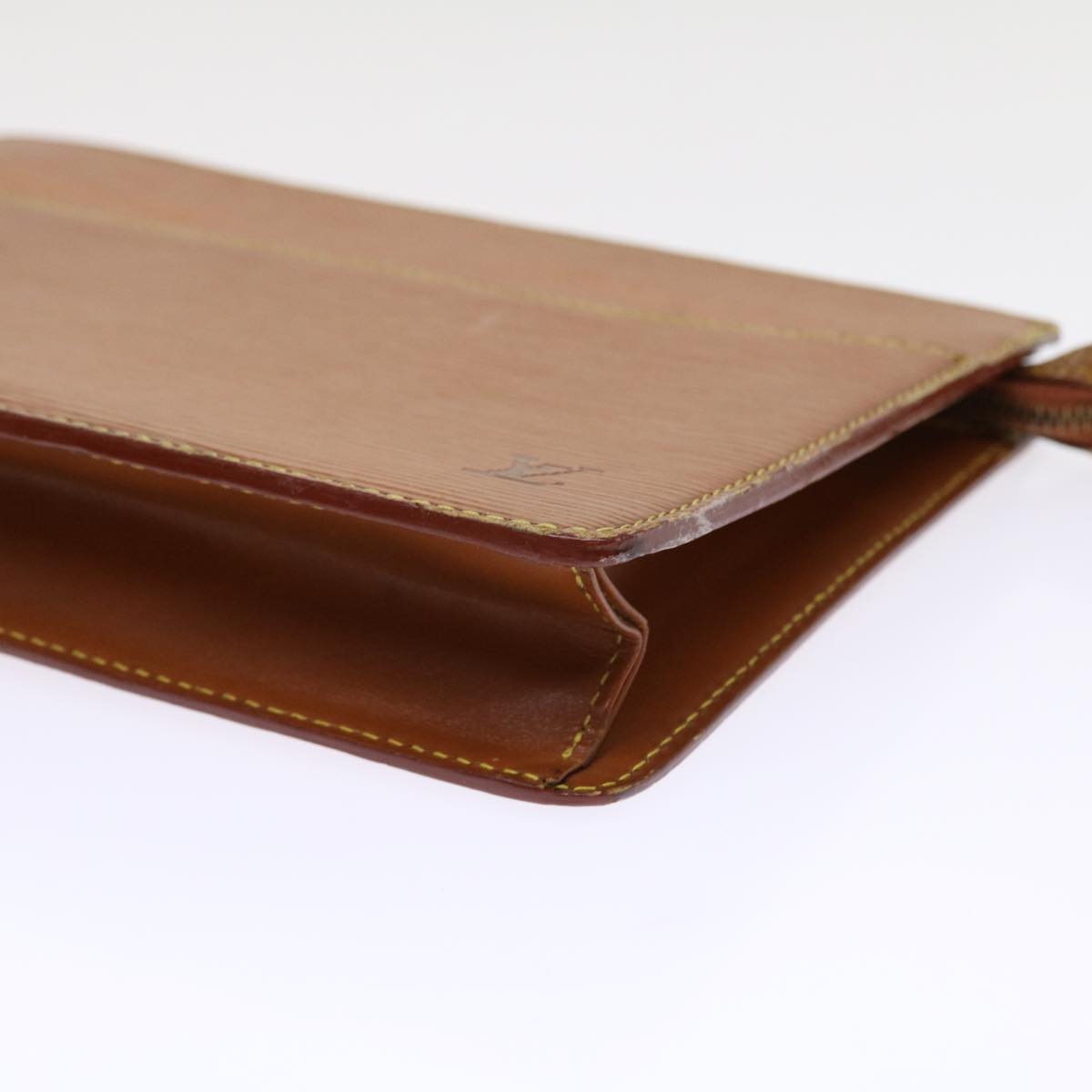 LOUIS VUITTON Epi Pochette Homme Clutch Bag Brown M52528 LV 46269