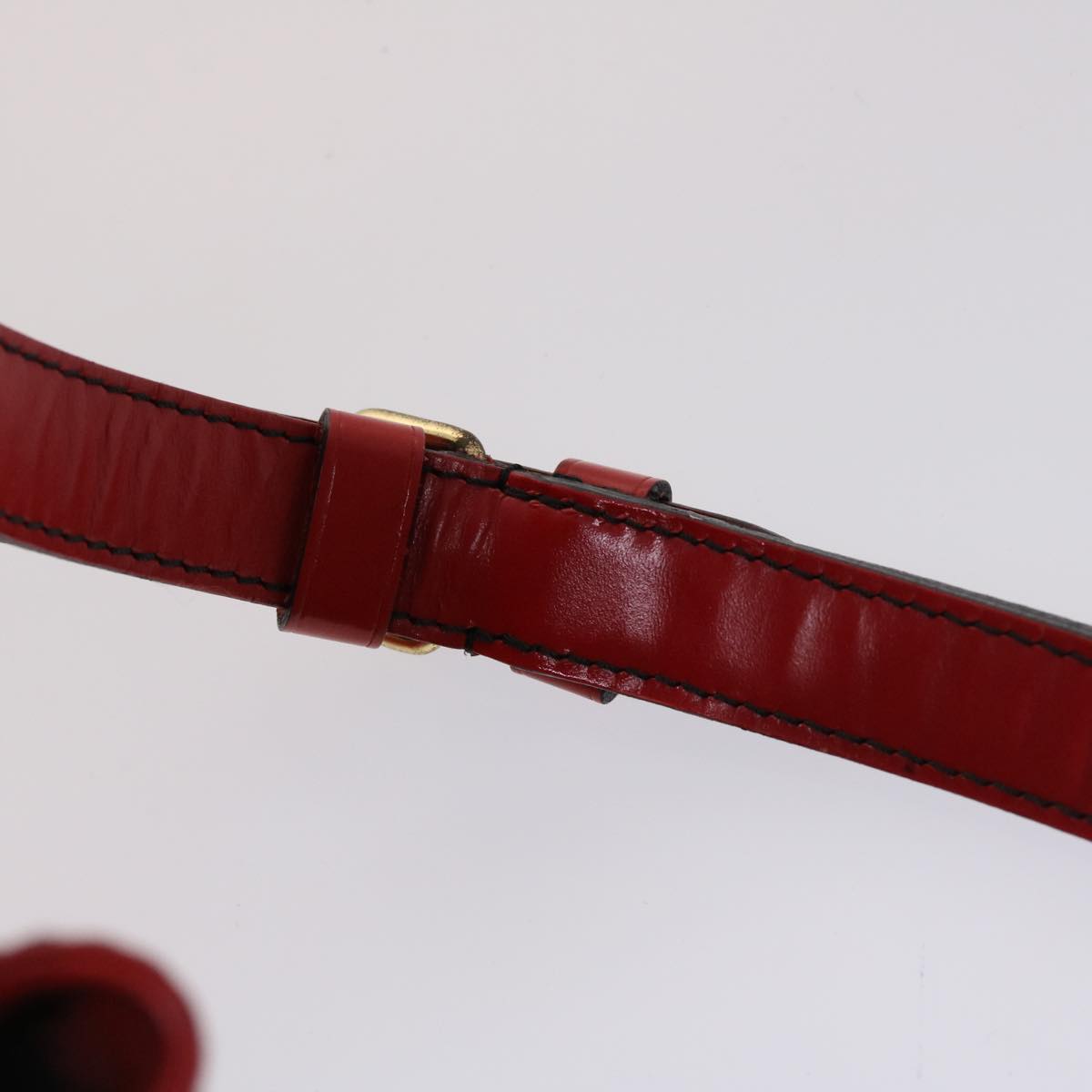 LOUIS VUITTON Epi Petit Noe Shoulder Bag Red M44107 LV 46271