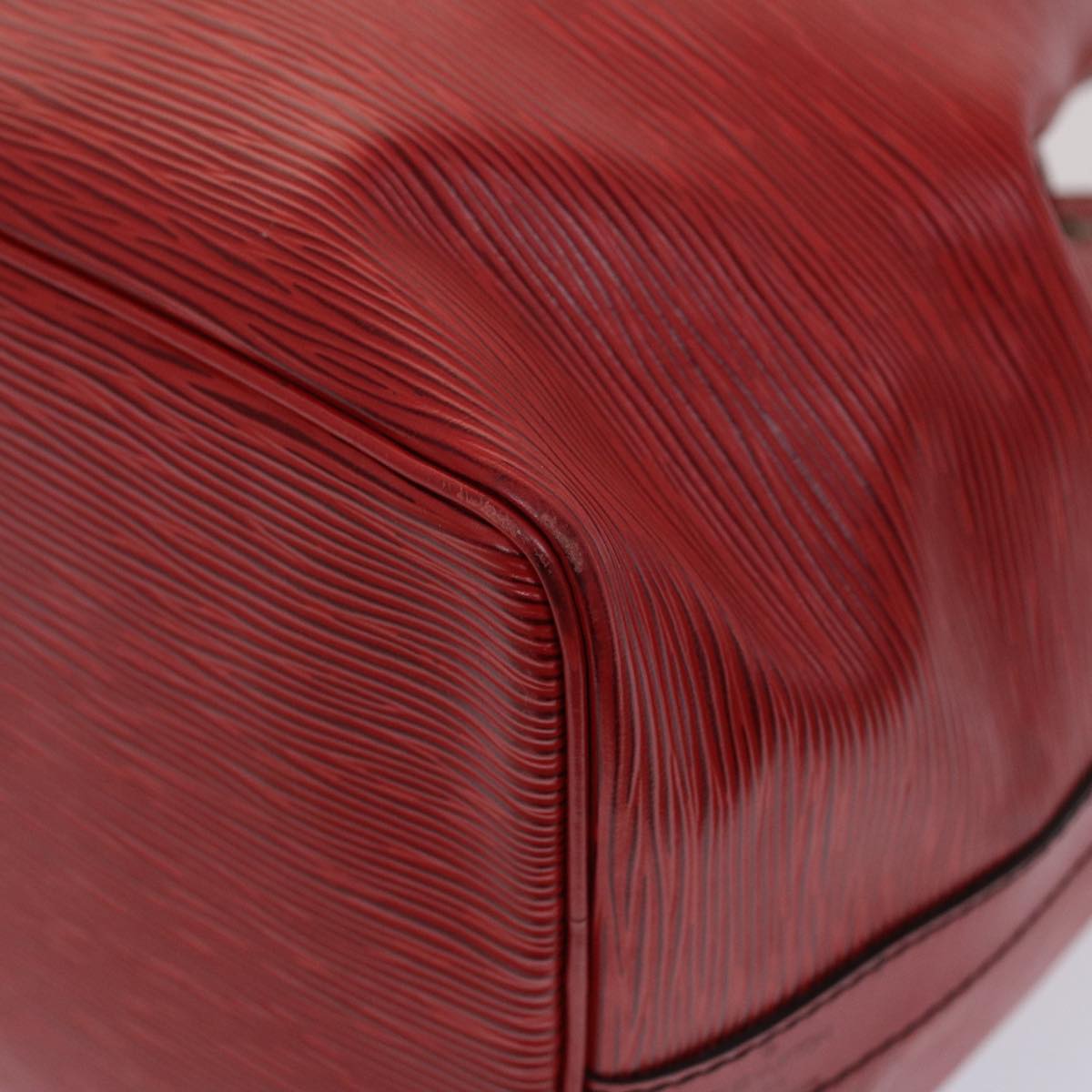 LOUIS VUITTON Epi Petit Noe Shoulder Bag Red M44107 LV 46271