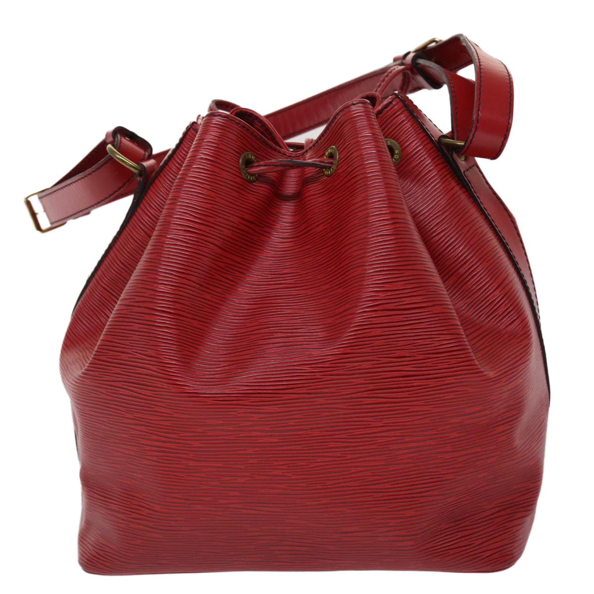 LOUIS VUITTON Epi Petit Noe Shoulder Bag Red M44107 LV 46271