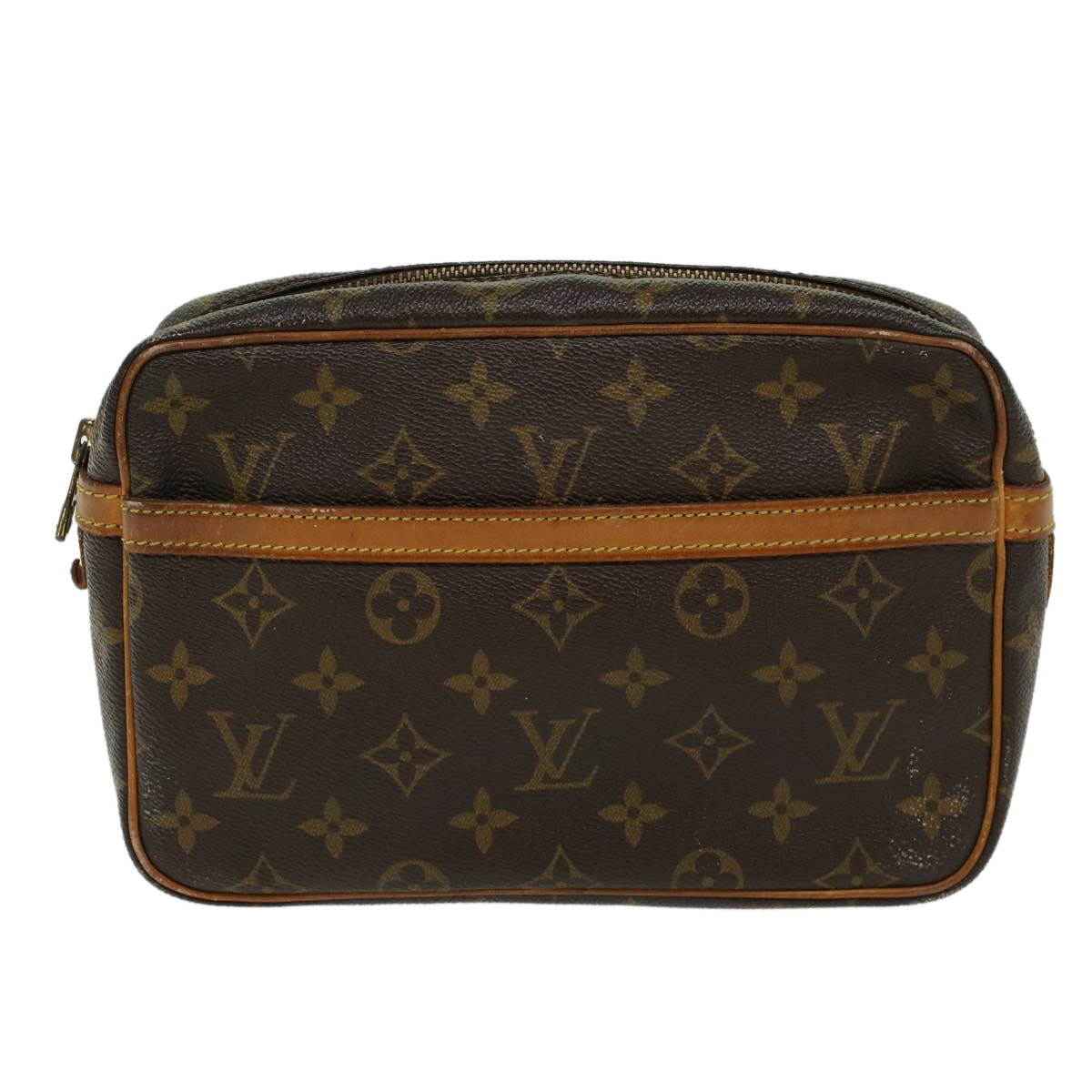 LOUIS VUITTON Monogram Compiegne 23 Clutch Bag M51847 LV 46277