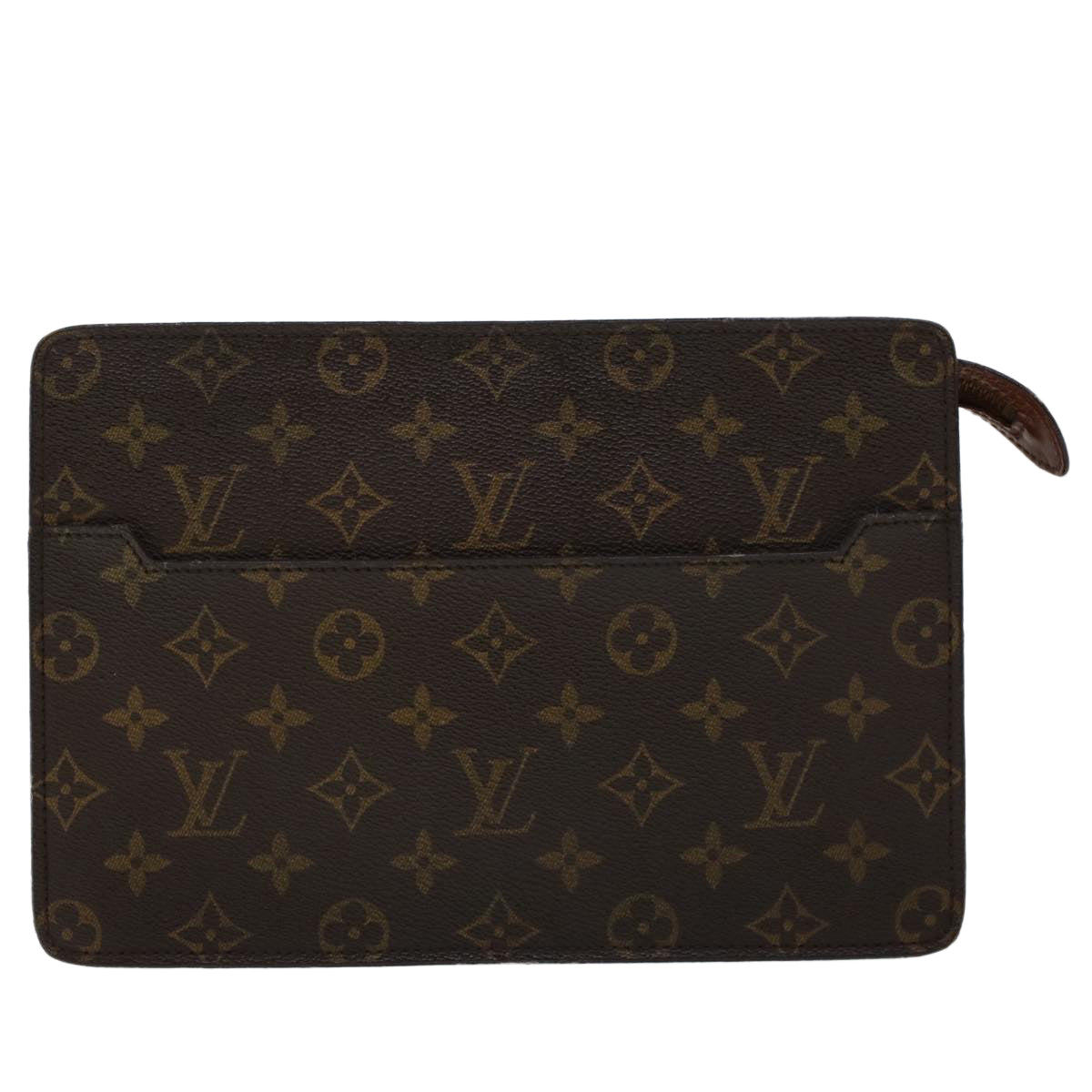 LOUIS VUITTON Monogram Pochette Homme Clutch Bag M51795 LV 46280