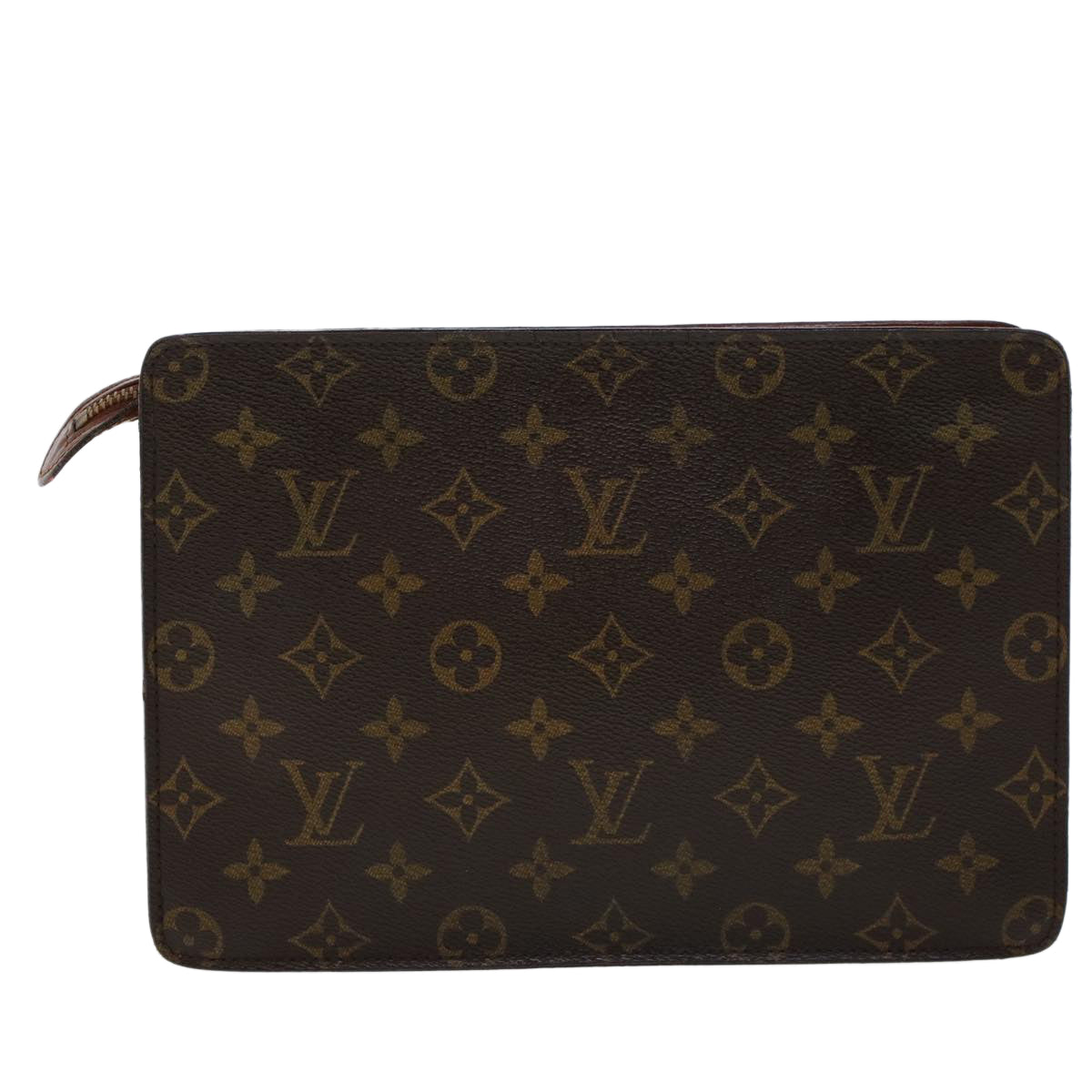 LOUIS VUITTON Monogram Pochette Homme Clutch Bag M51795 LV 46280