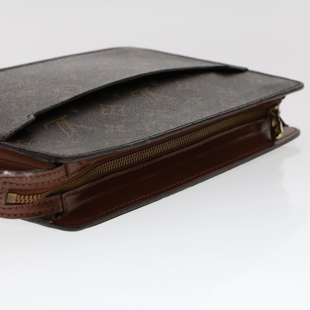 LOUIS VUITTON Monogram Pochette Homme Clutch Bag M51795 LV 46280