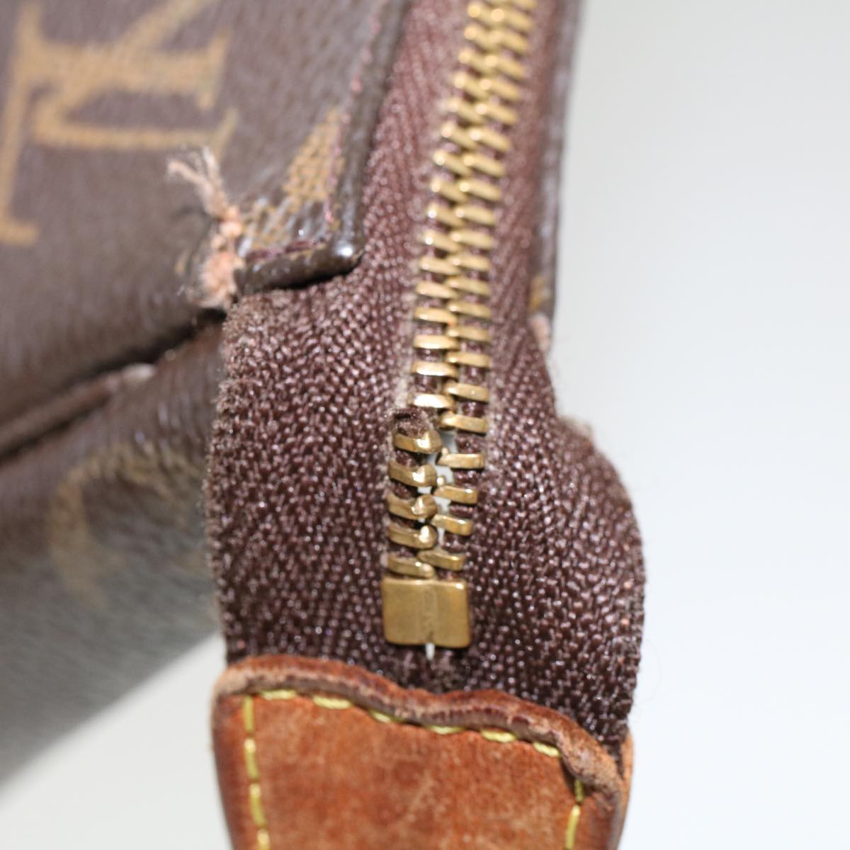 LOUIS VUITTON Monogram Pochette Accessoires Pouch M51980 LV 46281