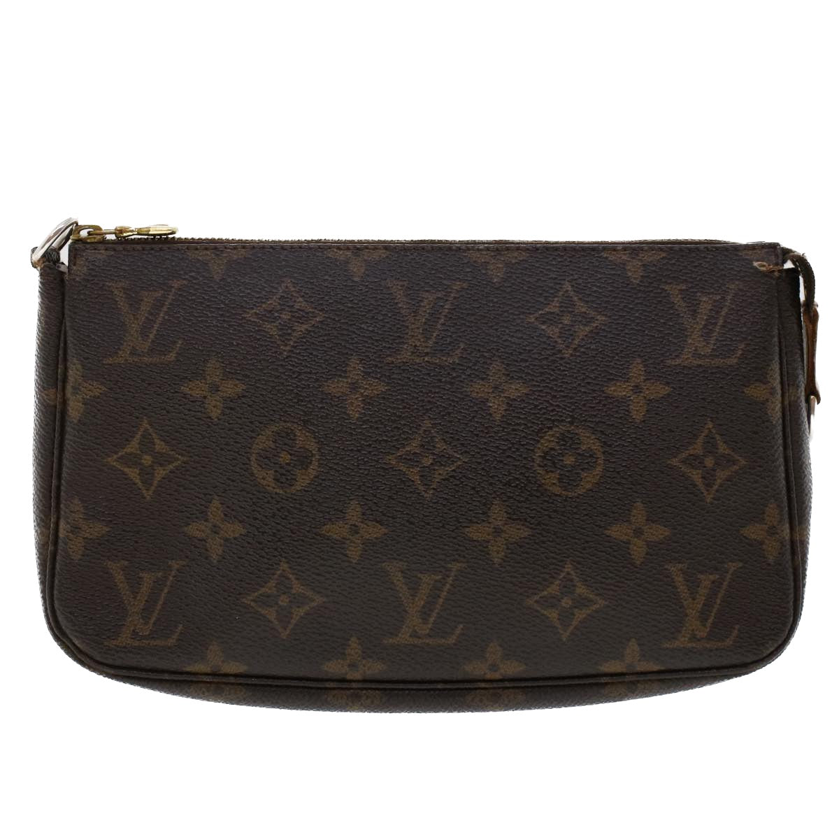 LOUIS VUITTON Monogram Pochette Accessoires Pouch M51980 LV 46281