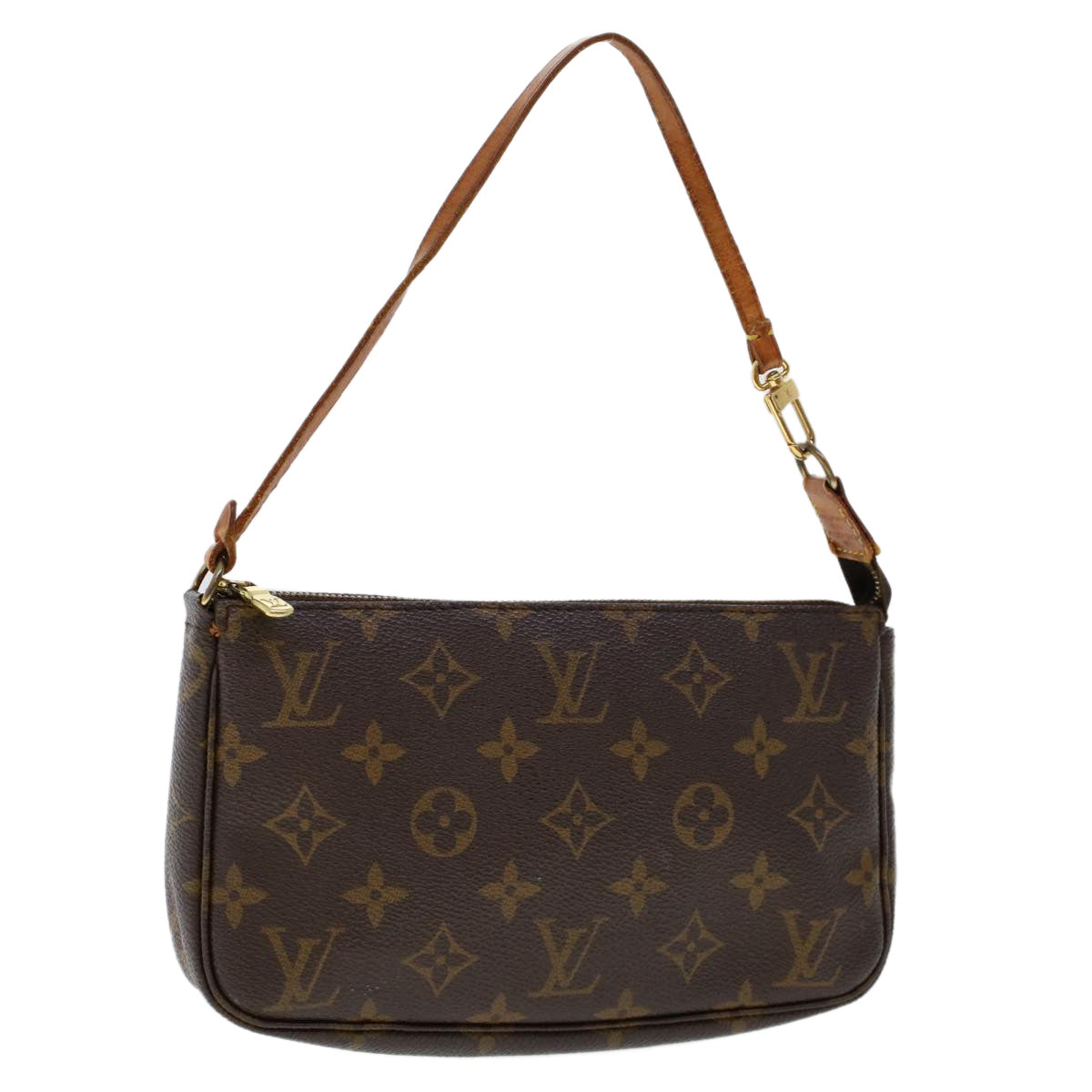 LOUIS VUITTON Monogram Pochette Accessoires Pouch M51980 LV 46282