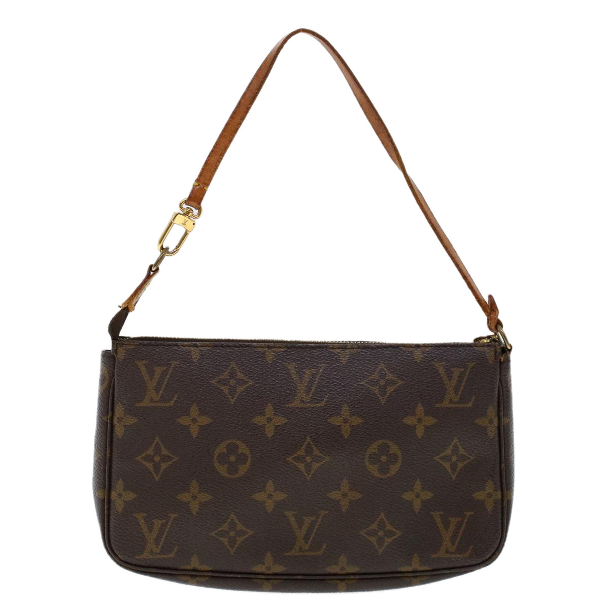 LOUIS VUITTON Monogram Pochette Accessoires Pouch M51980 LV 46282