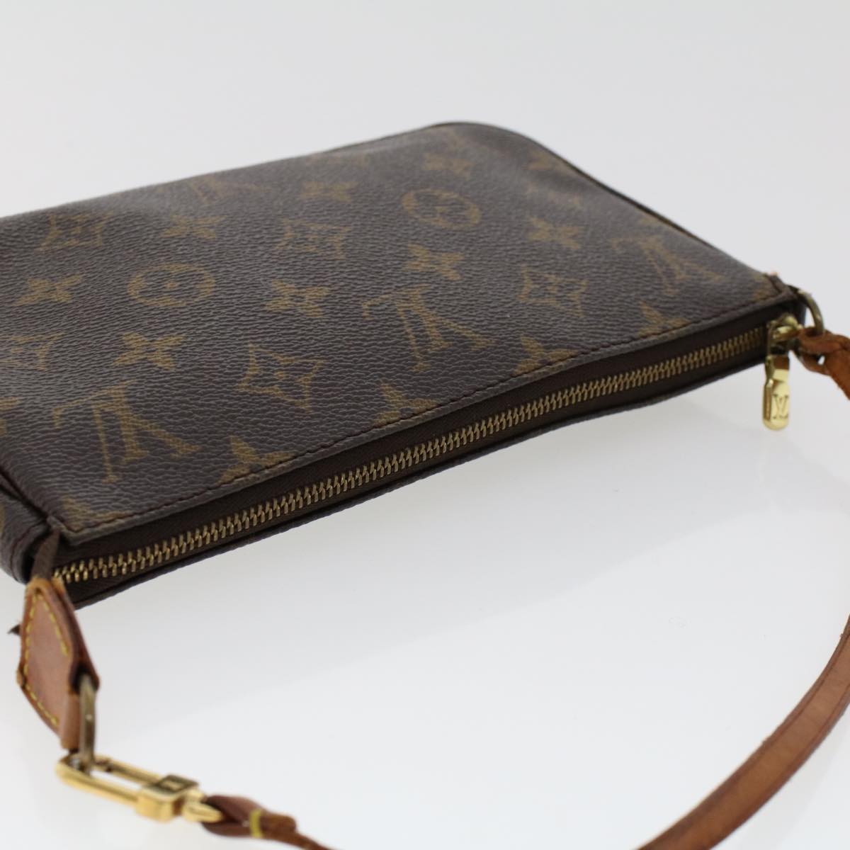 LOUIS VUITTON Monogram Pochette Accessoires Pouch M51980 LV 46282