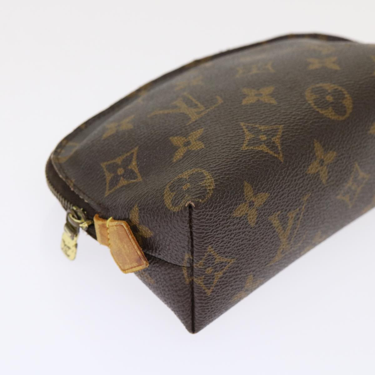 LOUIS VUITTON Monogram Pochette Cosmetic PM Cosmetic Pouch M47515 LV 46285