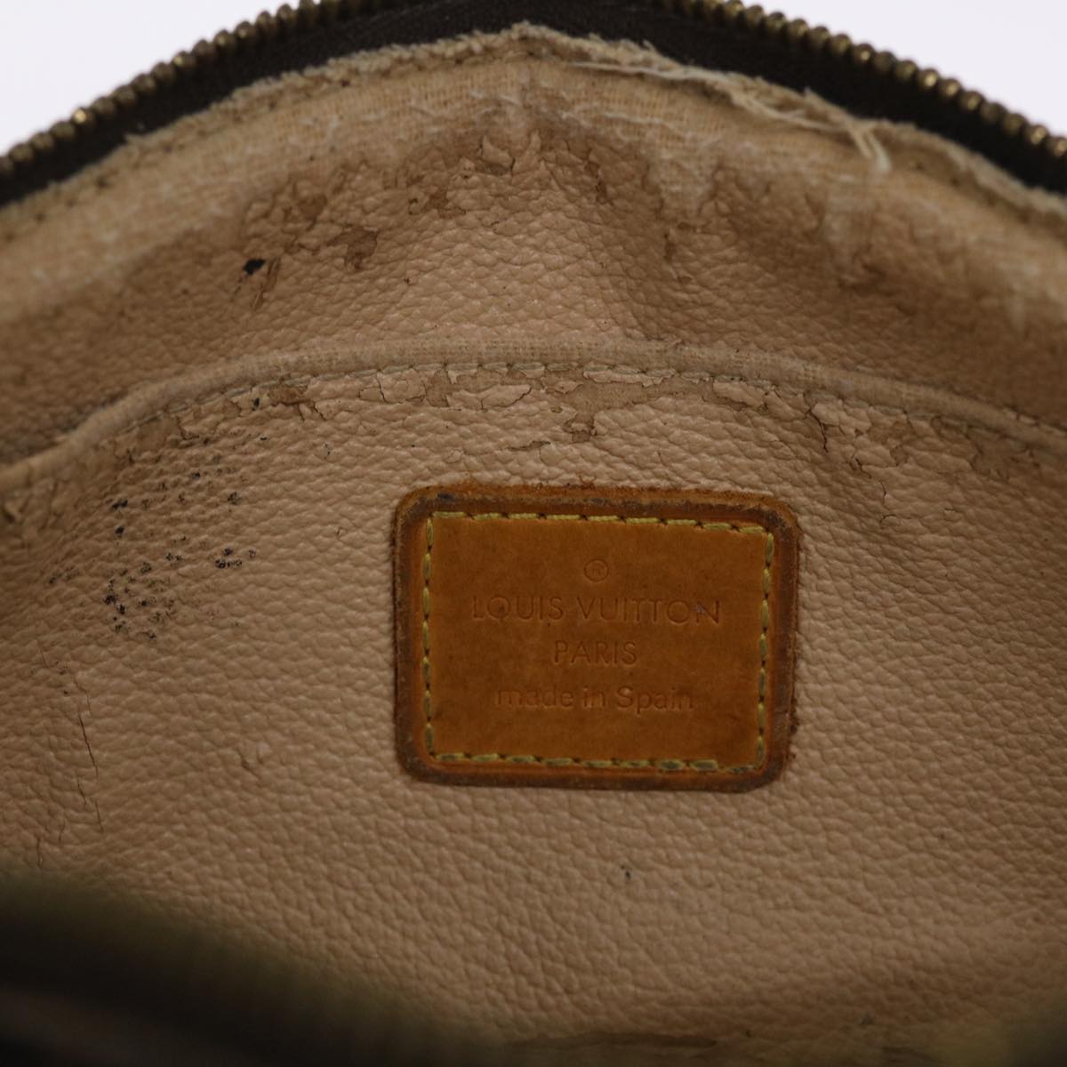 LOUIS VUITTON Monogram Pochette Cosmetic PM Cosmetic Pouch M47515 LV 46285