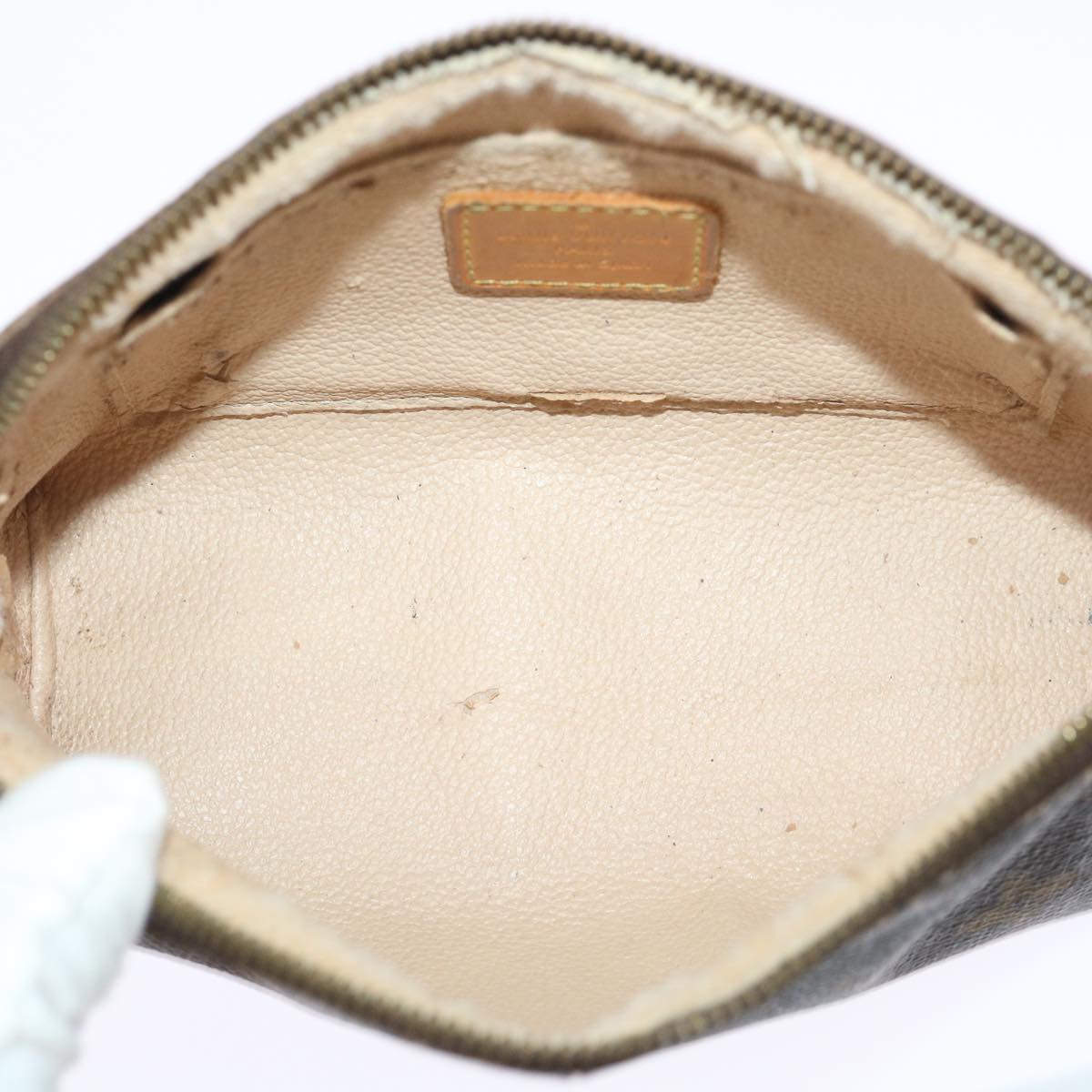 LOUIS VUITTON Monogram Pochette Cosmetic PM Cosmetic Pouch M47515 LV 46285