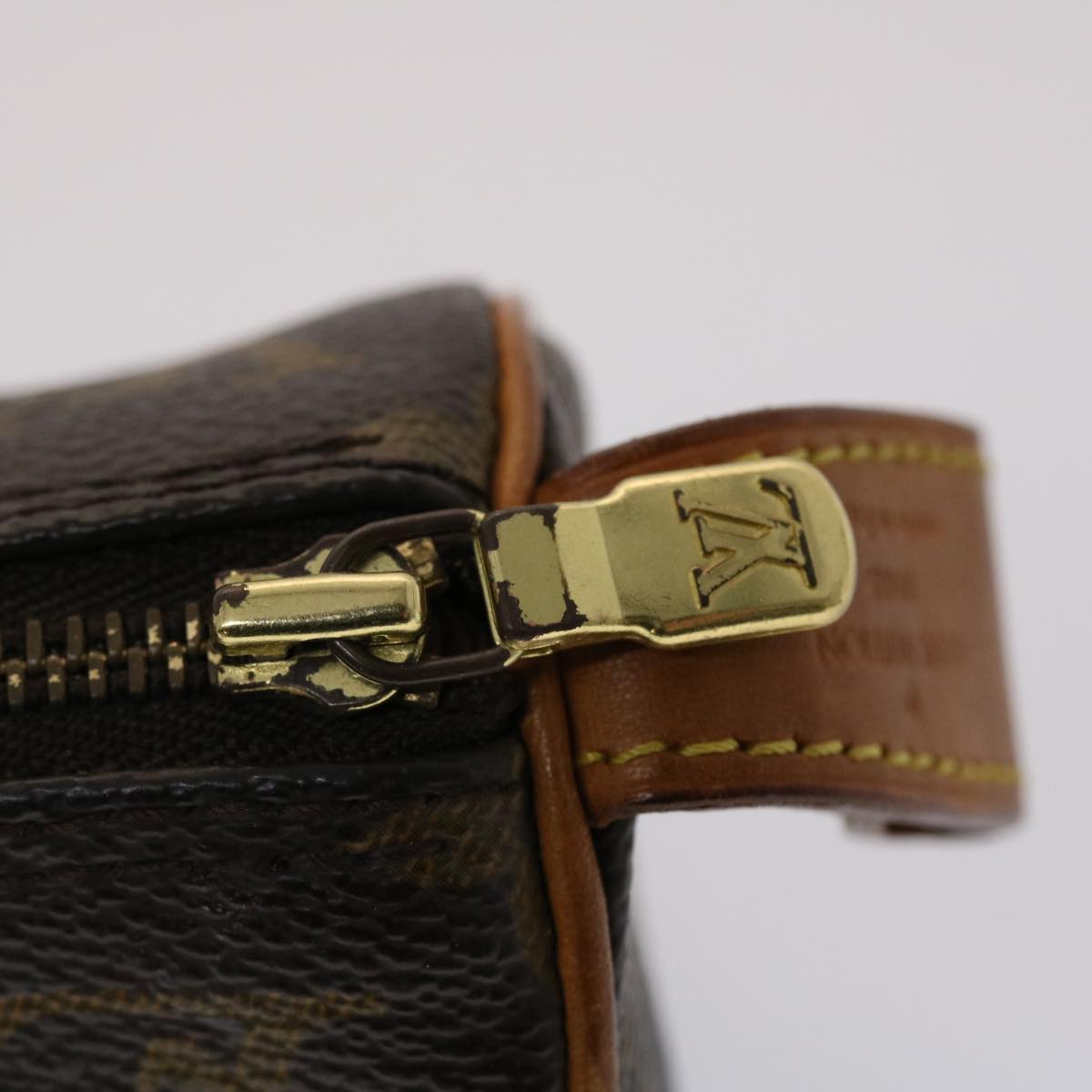 LOUIS VUITTON Monogram Trousse Rondo Pouch M47630 LV 46286