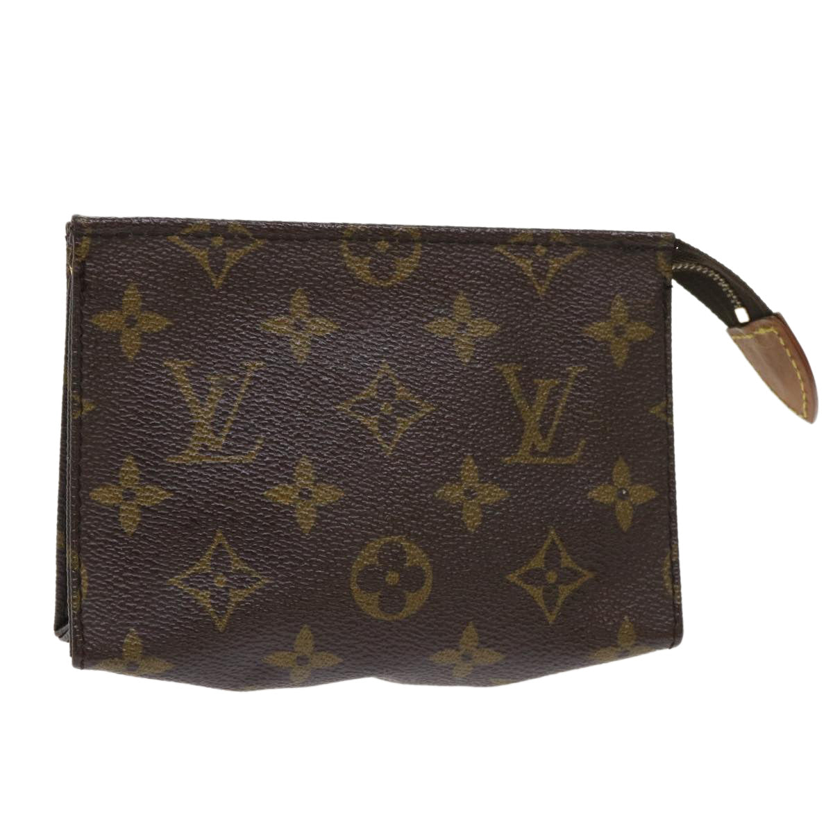 LOUIS VUITTON Monogram Poche Toilette 15 Pouch M47546 LV 46288