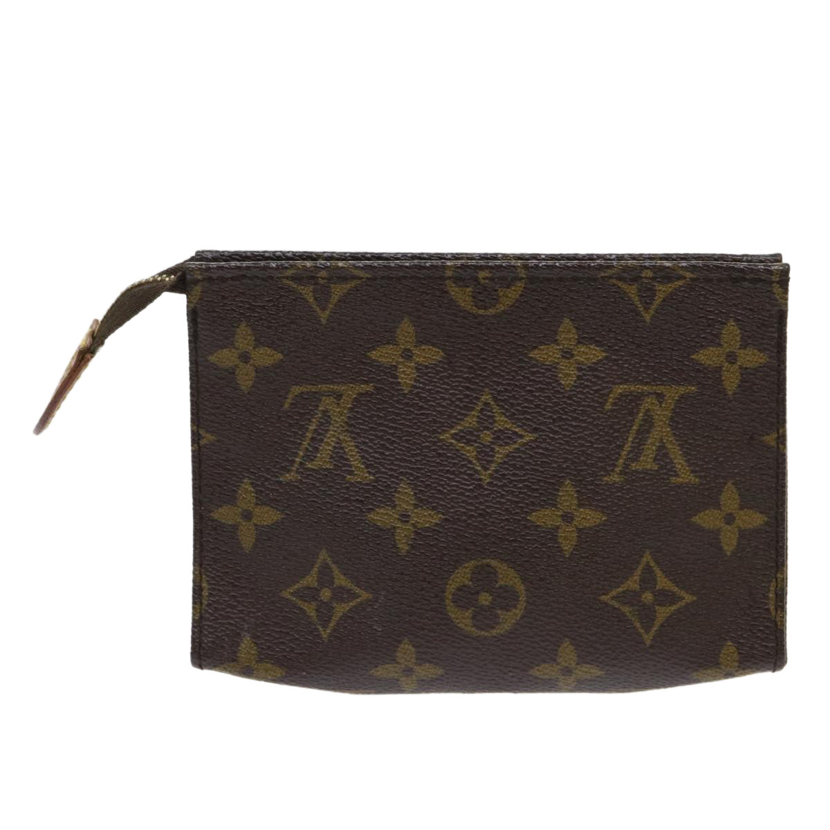 LOUIS VUITTON Monogram Poche Toilette 15 Pouch M47546 LV 46288