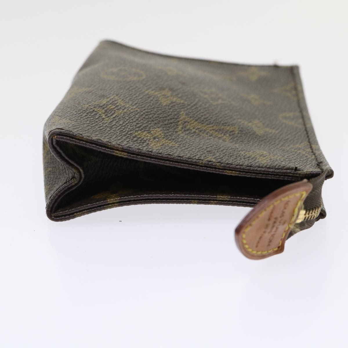 LOUIS VUITTON Monogram Poche Toilette 15 Pouch M47546 LV 46288