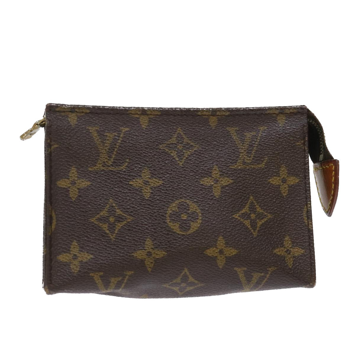 LOUIS VUITTON Monogram Poche Toilette 15 Pouch M47546 LV 46289