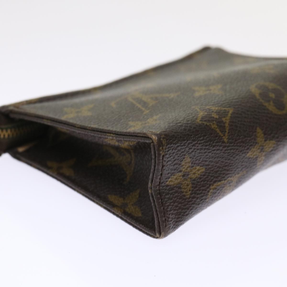 LOUIS VUITTON Monogram Poche Toilette 15 Pouch M47546 LV 46289