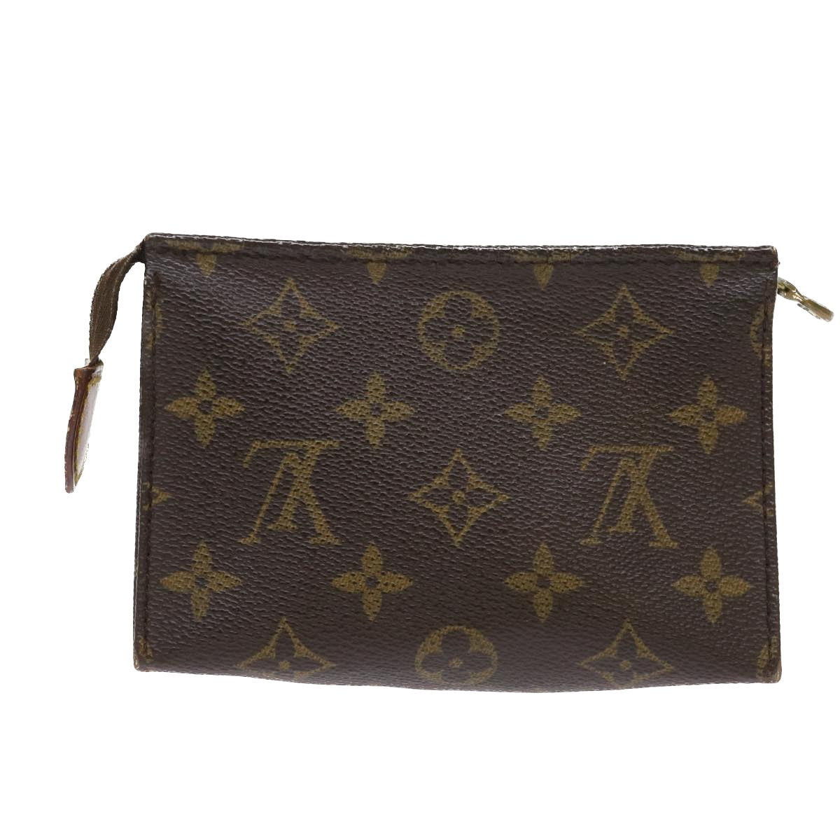 LOUIS VUITTON Monogram Poche Toilette 15 Pouch M47546 LV 46289