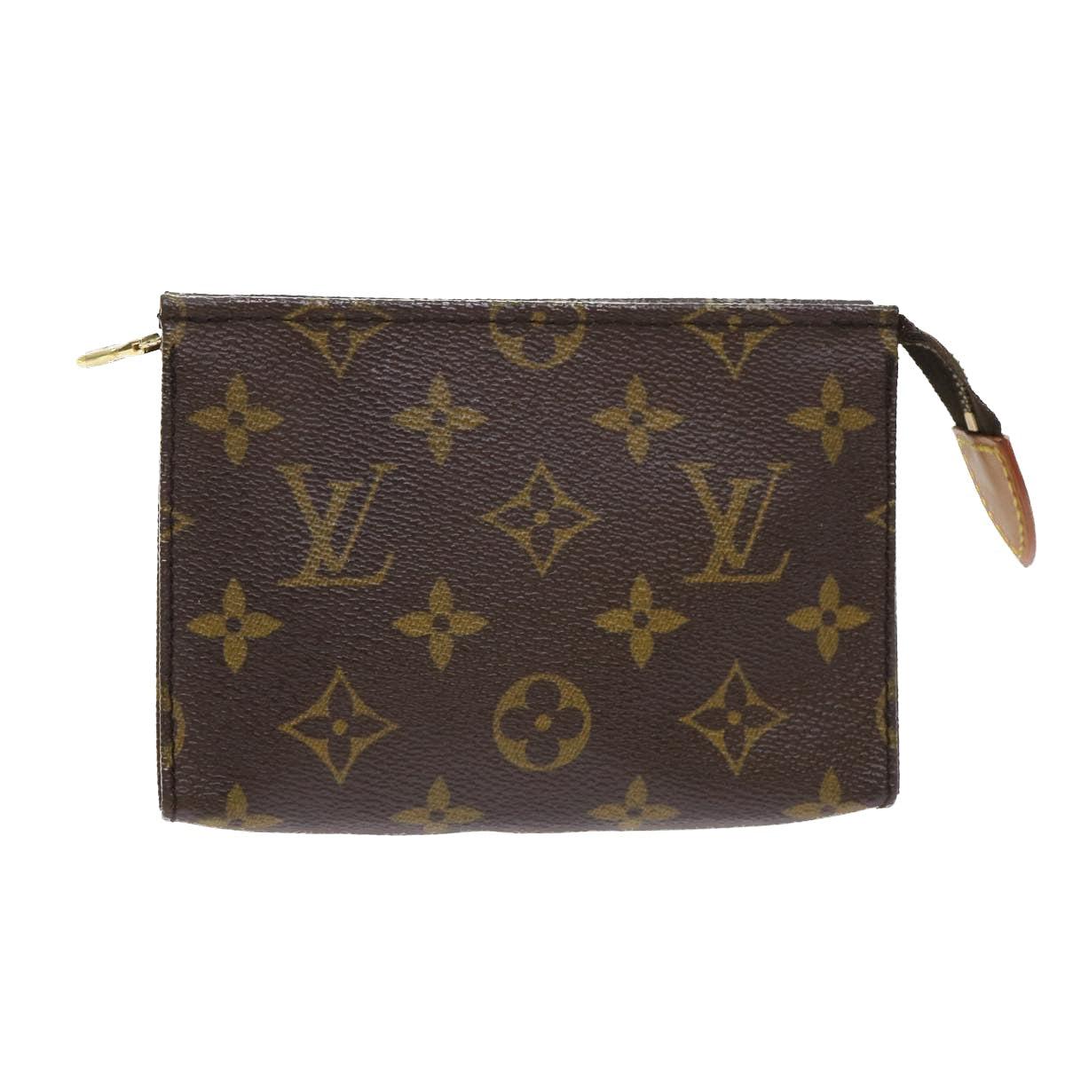 LOUIS VUITTON Monogram Poche Toilette 15 Pouch M47546 LV 46290